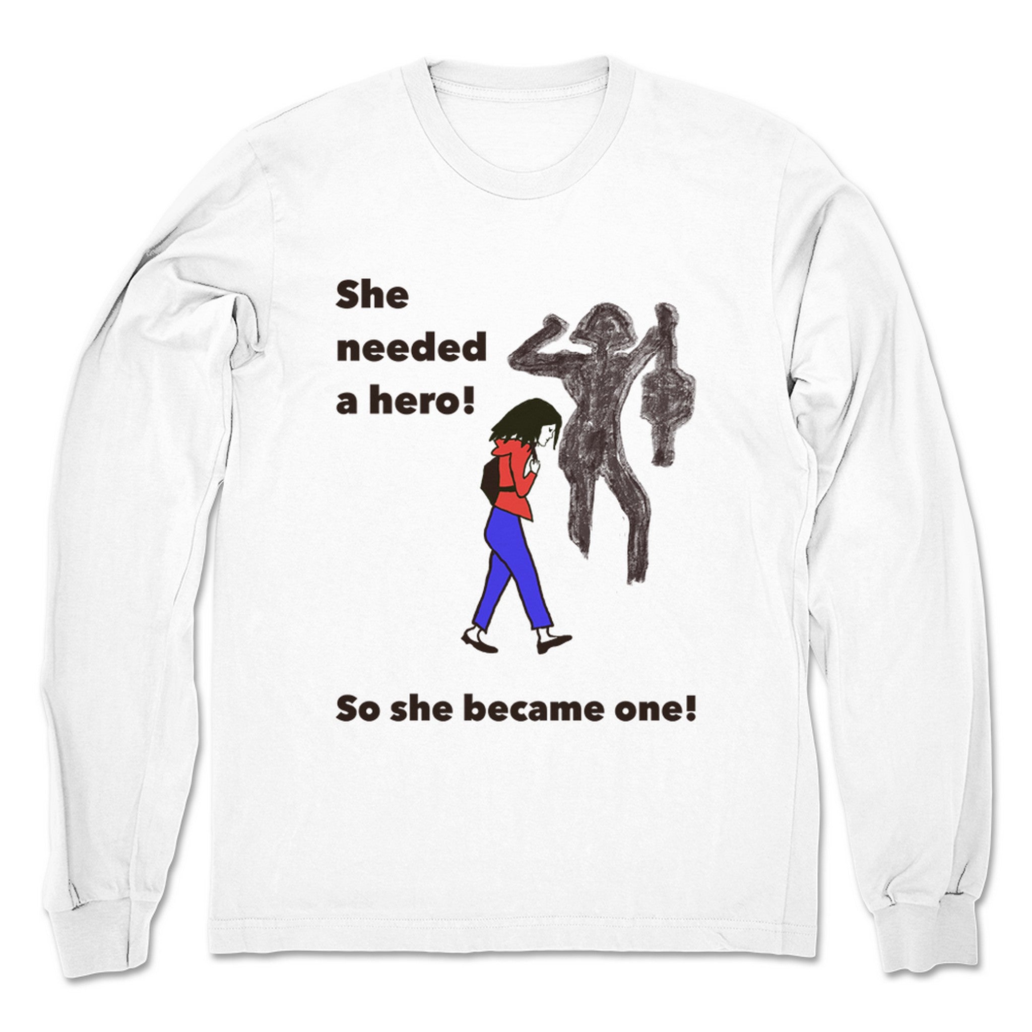 RINGWORN Hero Unisex Long Sleeve White