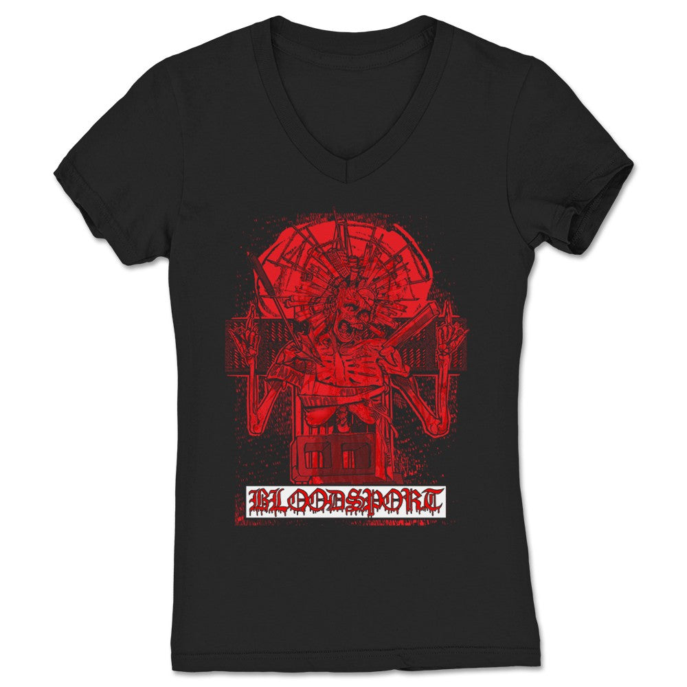 RNKF BLOODSPORT III Women's V-Neck Black