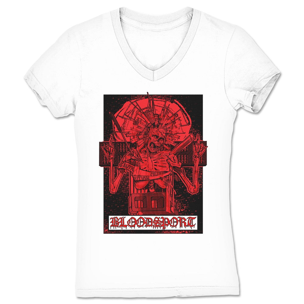 RNKF BLOODSPORT III Women's V-Neck White