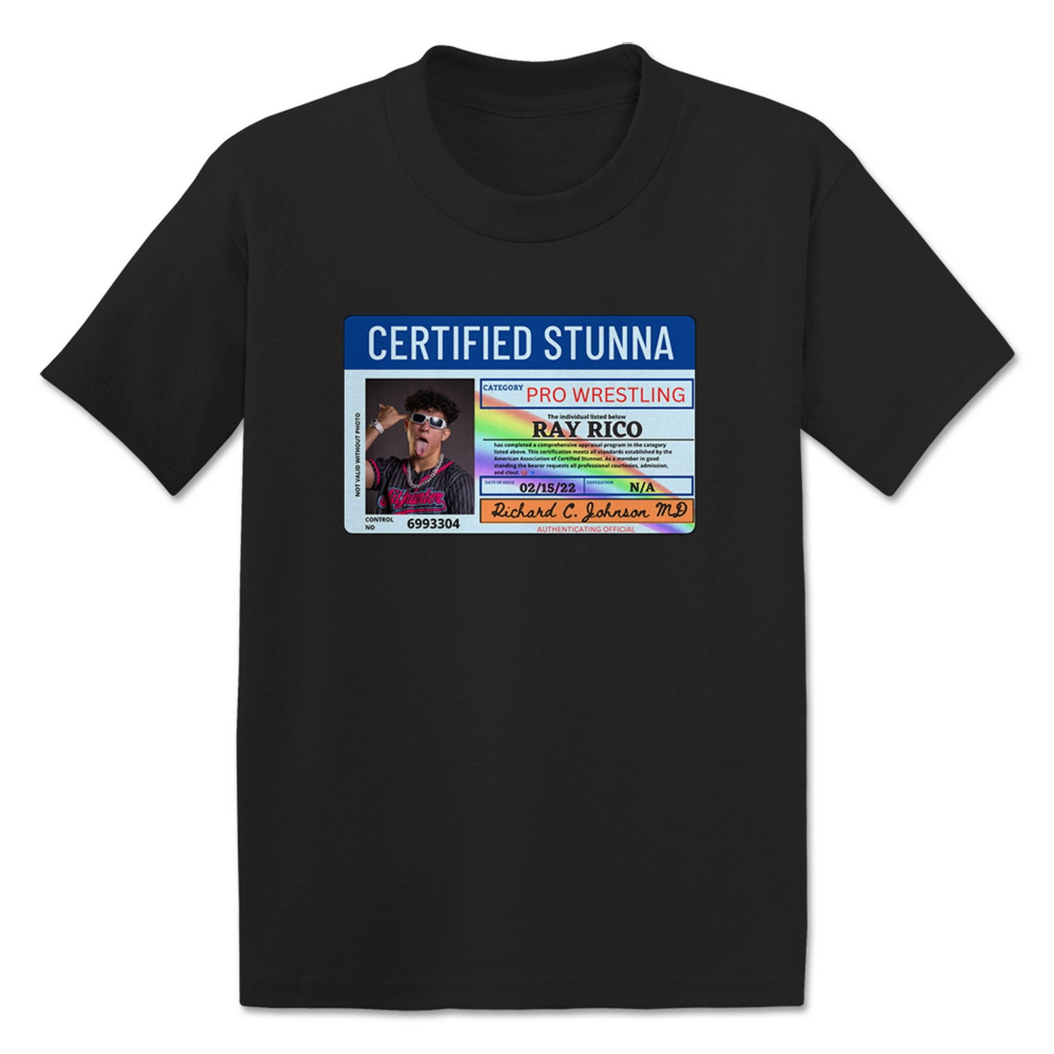 Ray Rico SuperBad Stunna Toddler Tee Black