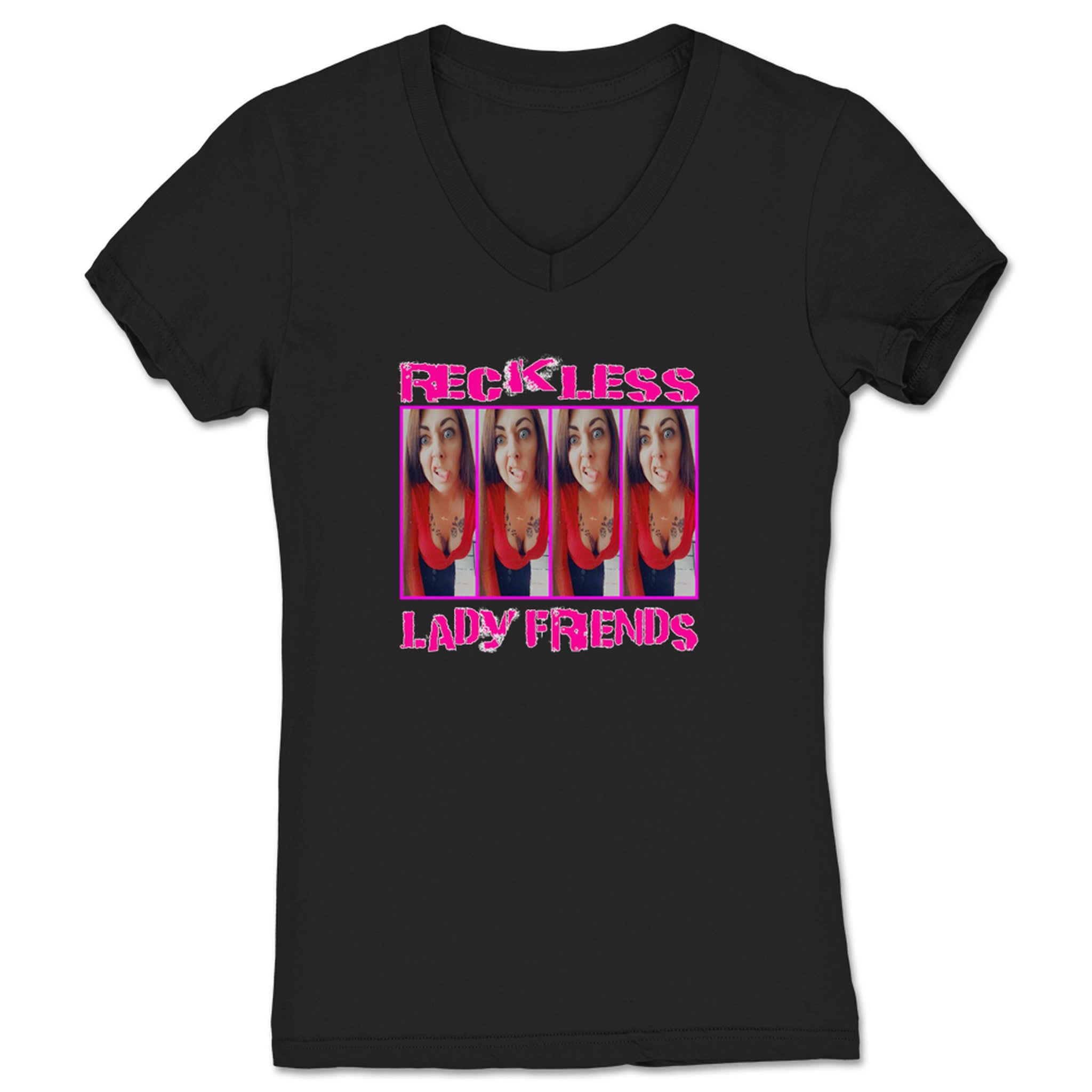 Reckless Pro Lady Friend Women's V-Neck Black