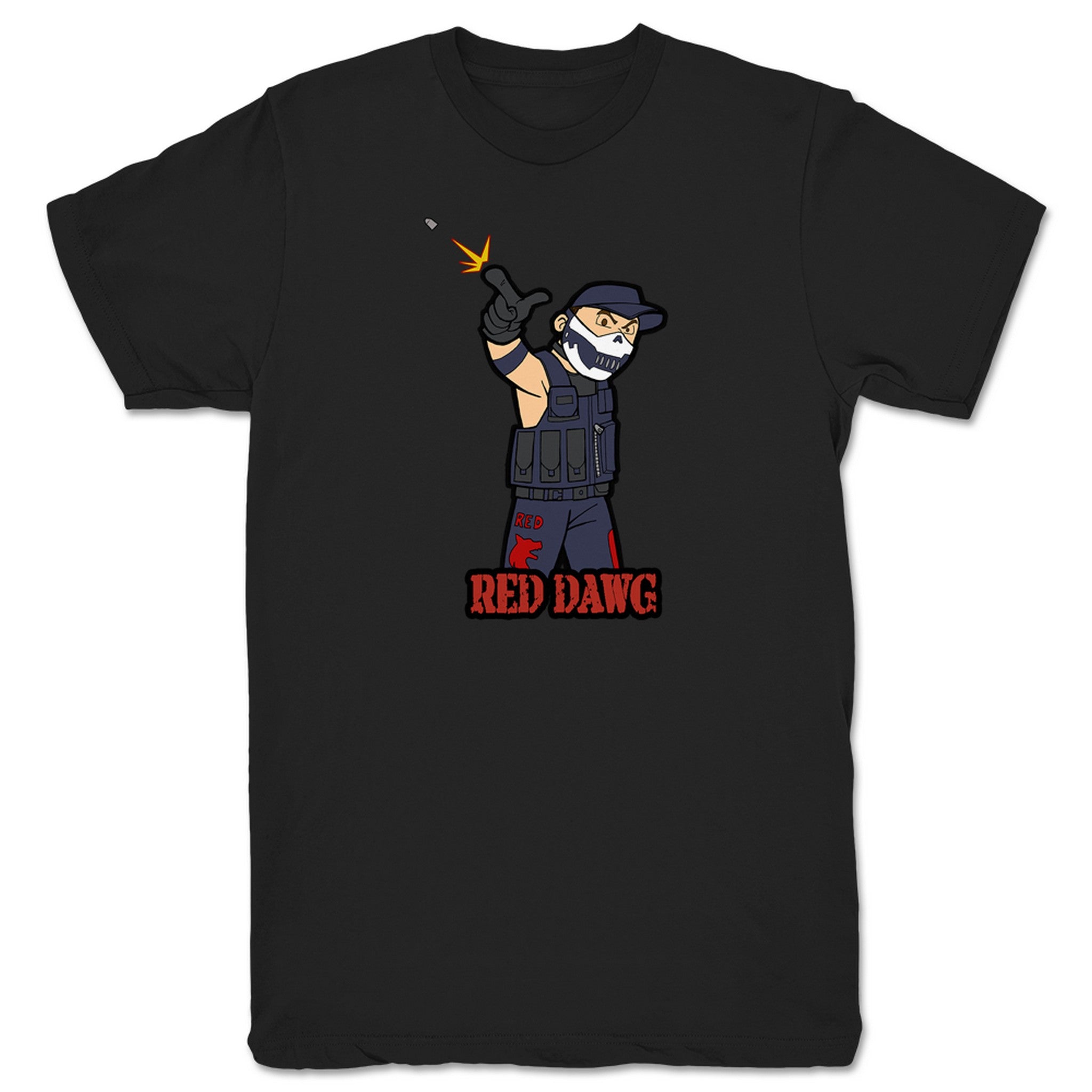 Red Dawg Dead Dawg Unisex Tee Black