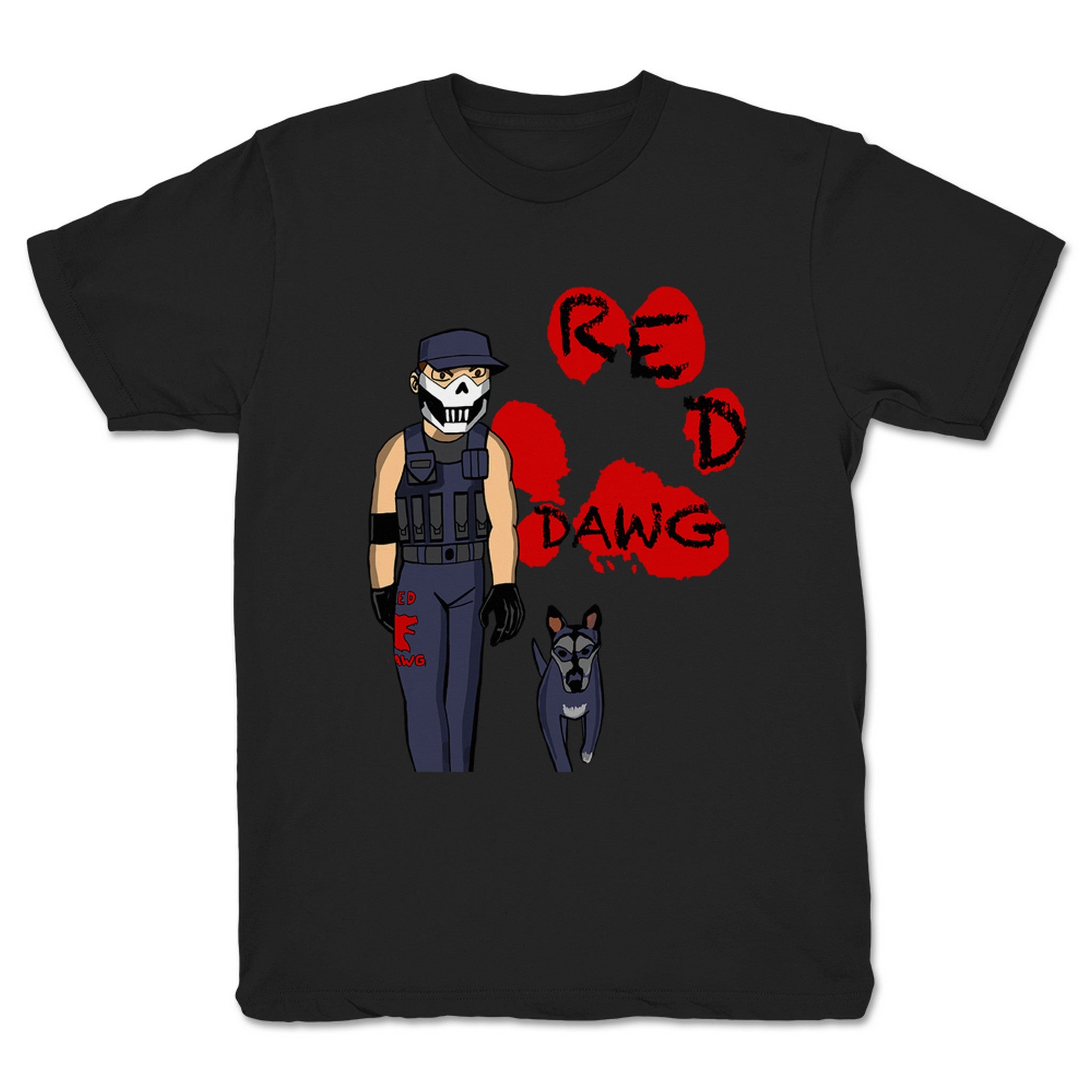 Red Dawg I Am Dawg Youth Tee Black