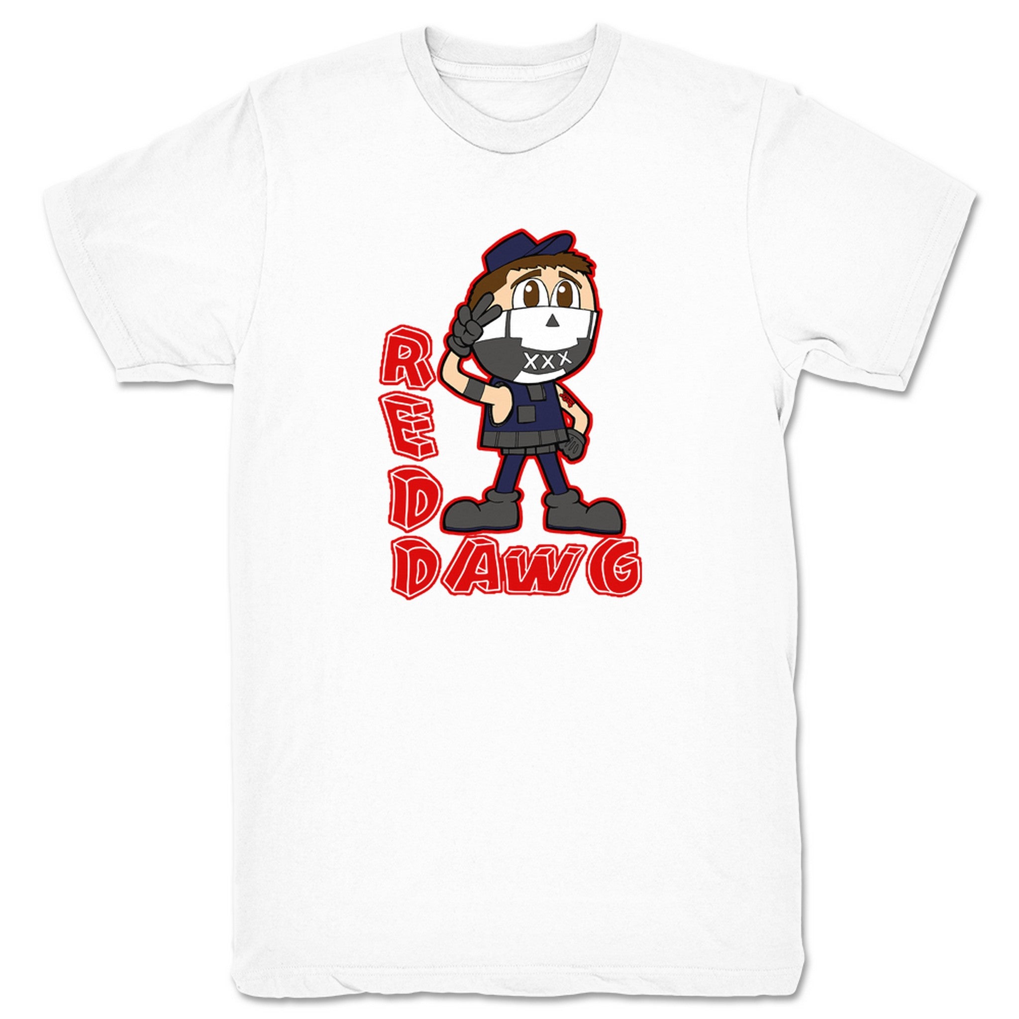 Red Dawg Kawaii Keiki Unisex Tee White