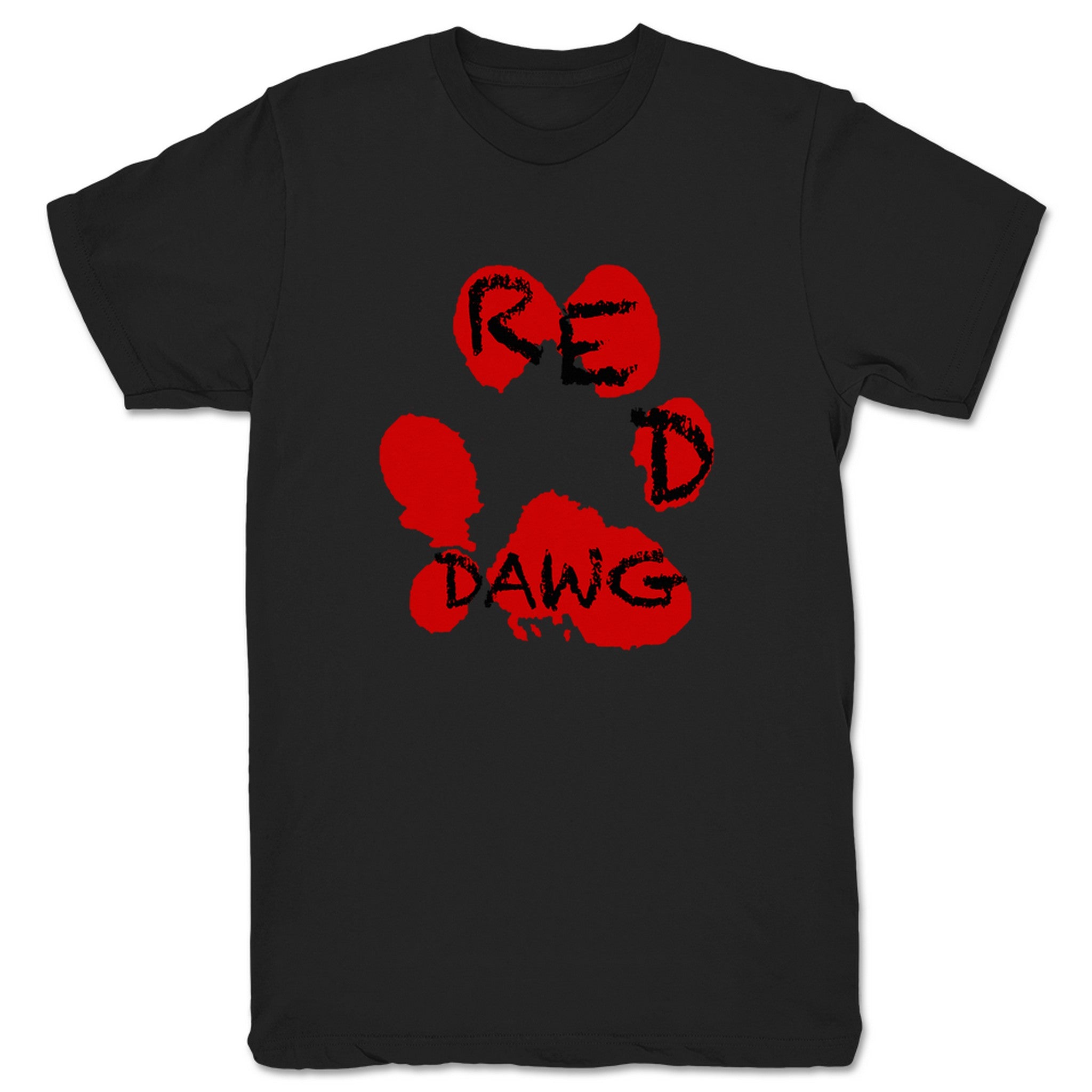 Red Dawg Print Dawg Unisex Tee Black