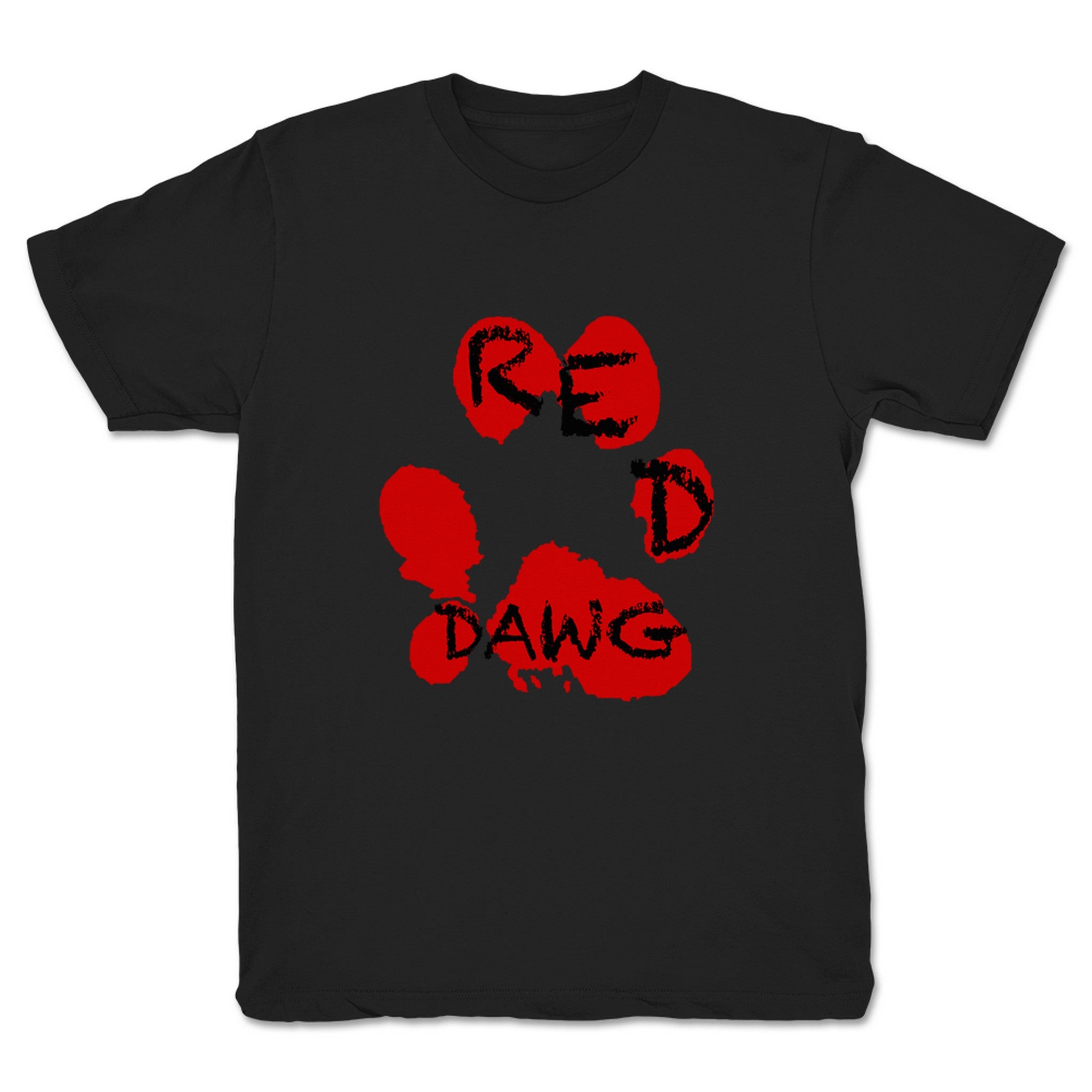 Red Dawg Print Dawg Youth Tee Black