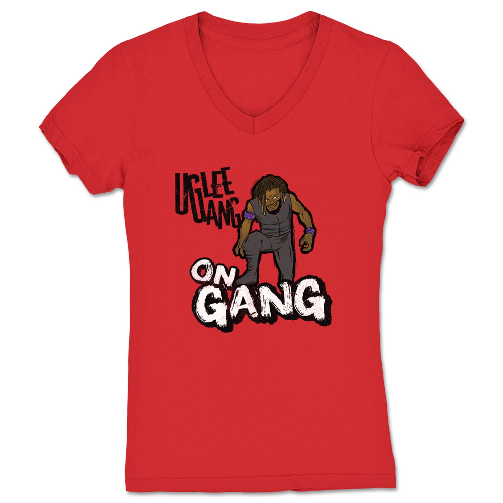 Reyhan Inteus On Gang Women's V-Neck Red