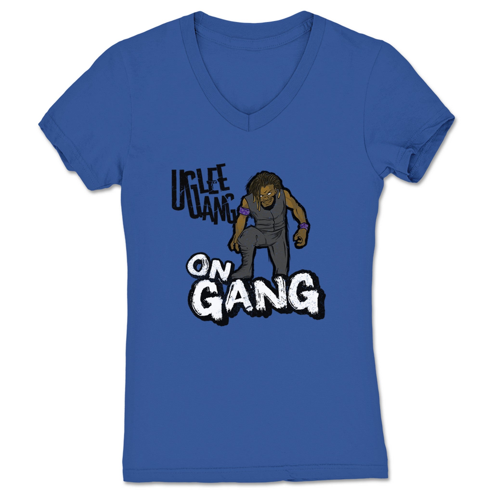 Reyhan Inteus On Gang Women's V-Neck Royal Blue