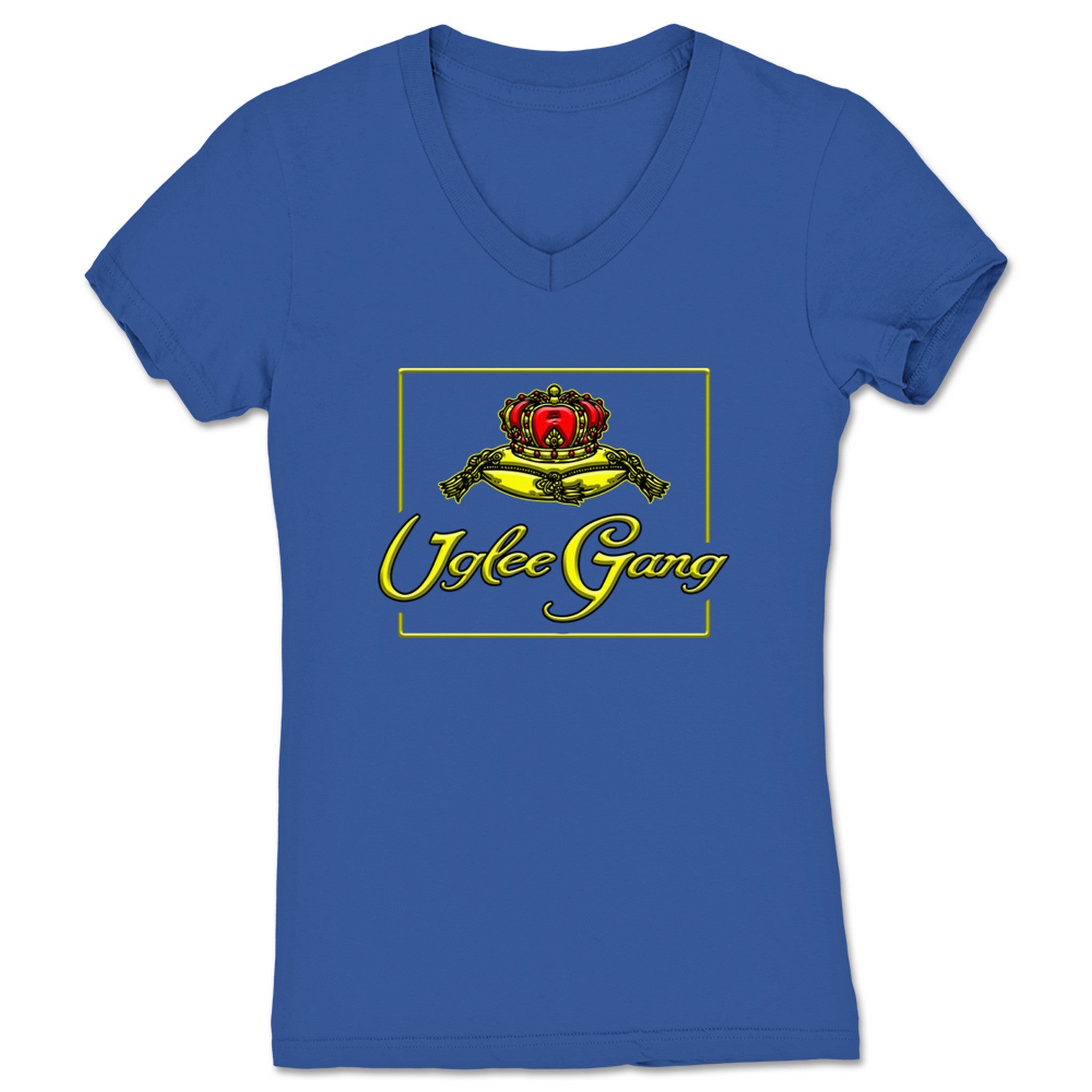Reyhan Inteus Uglee Gang Women's V-Neck Royal Blue