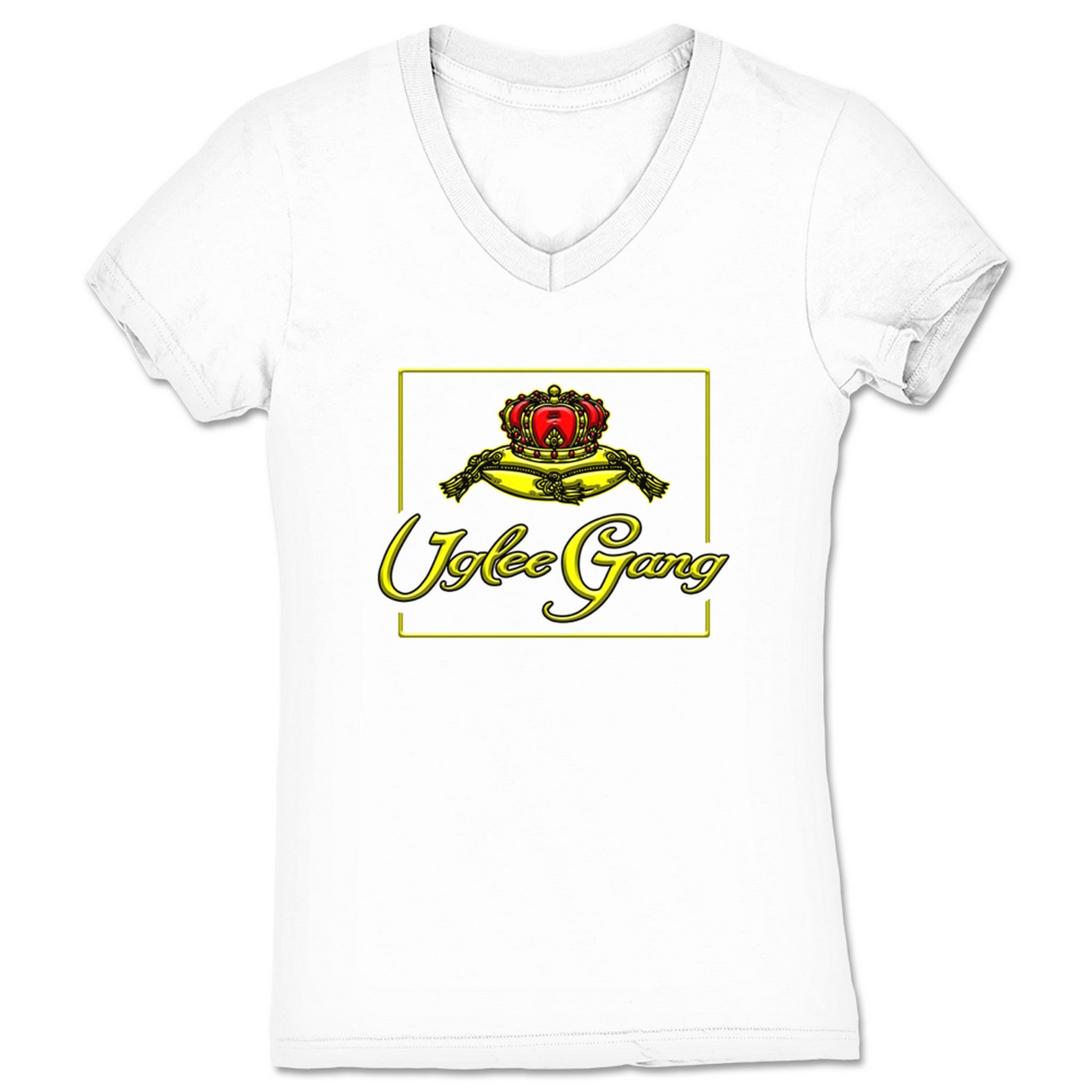 Reyhan Inteus Uglee Gang Women's V-Neck White