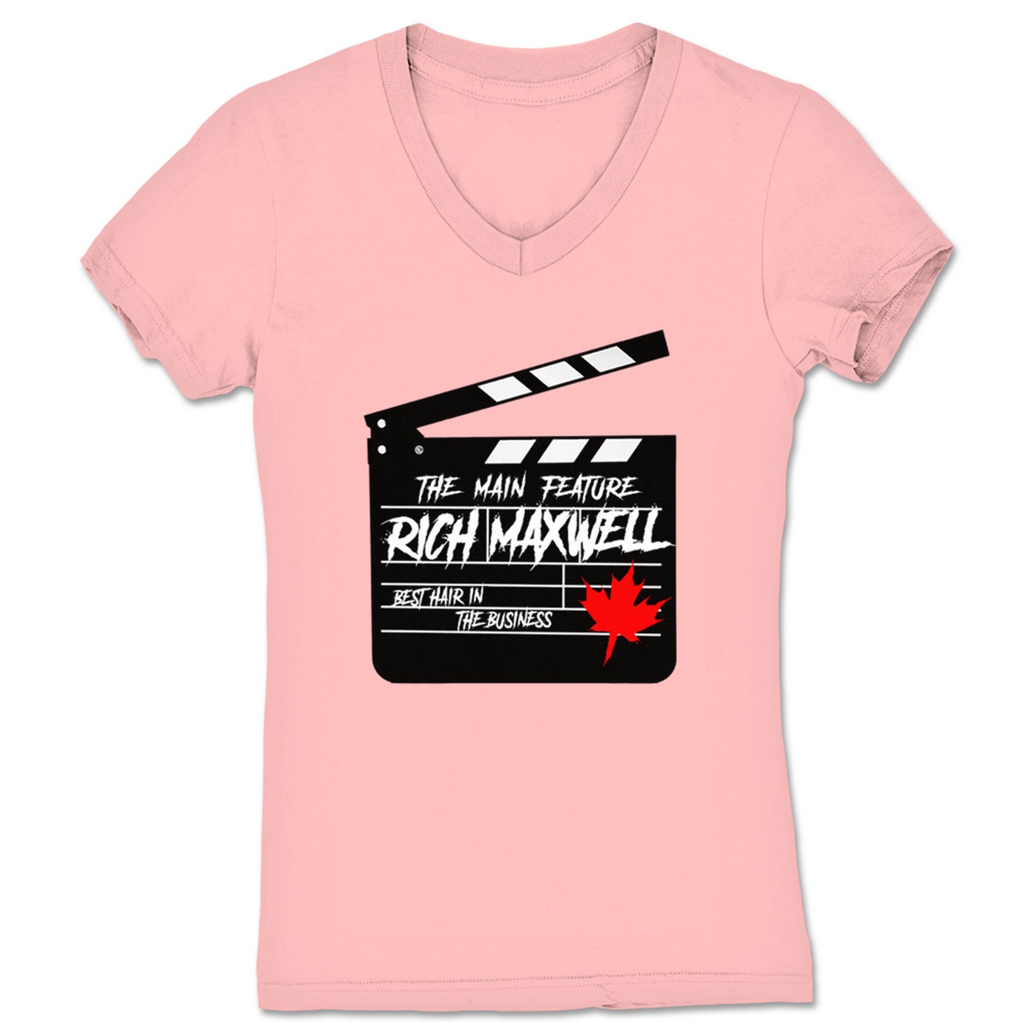 Rich Maxwell The Director Women's V-Neck Pink
