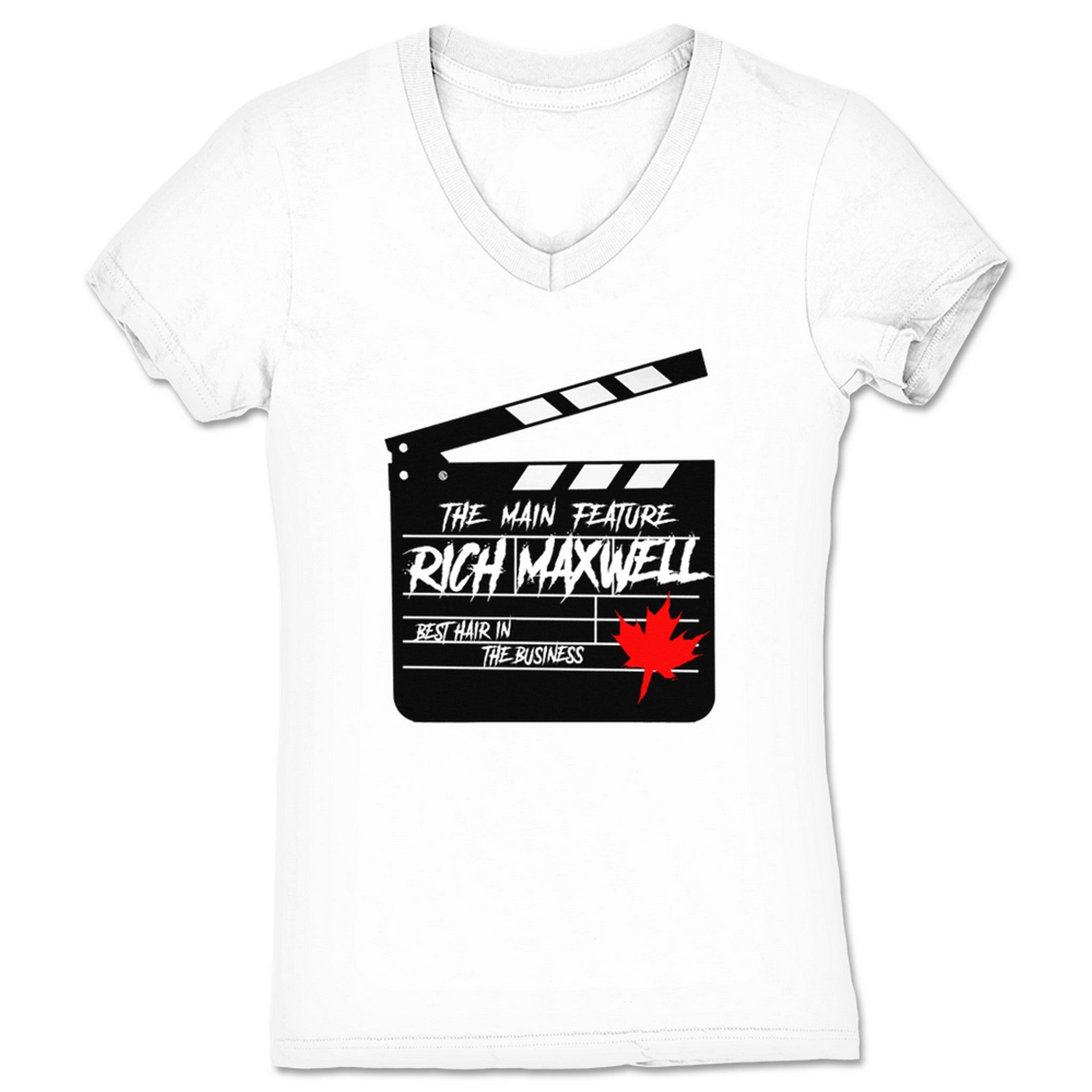 Rich Maxwell The Director Women's V-Neck White