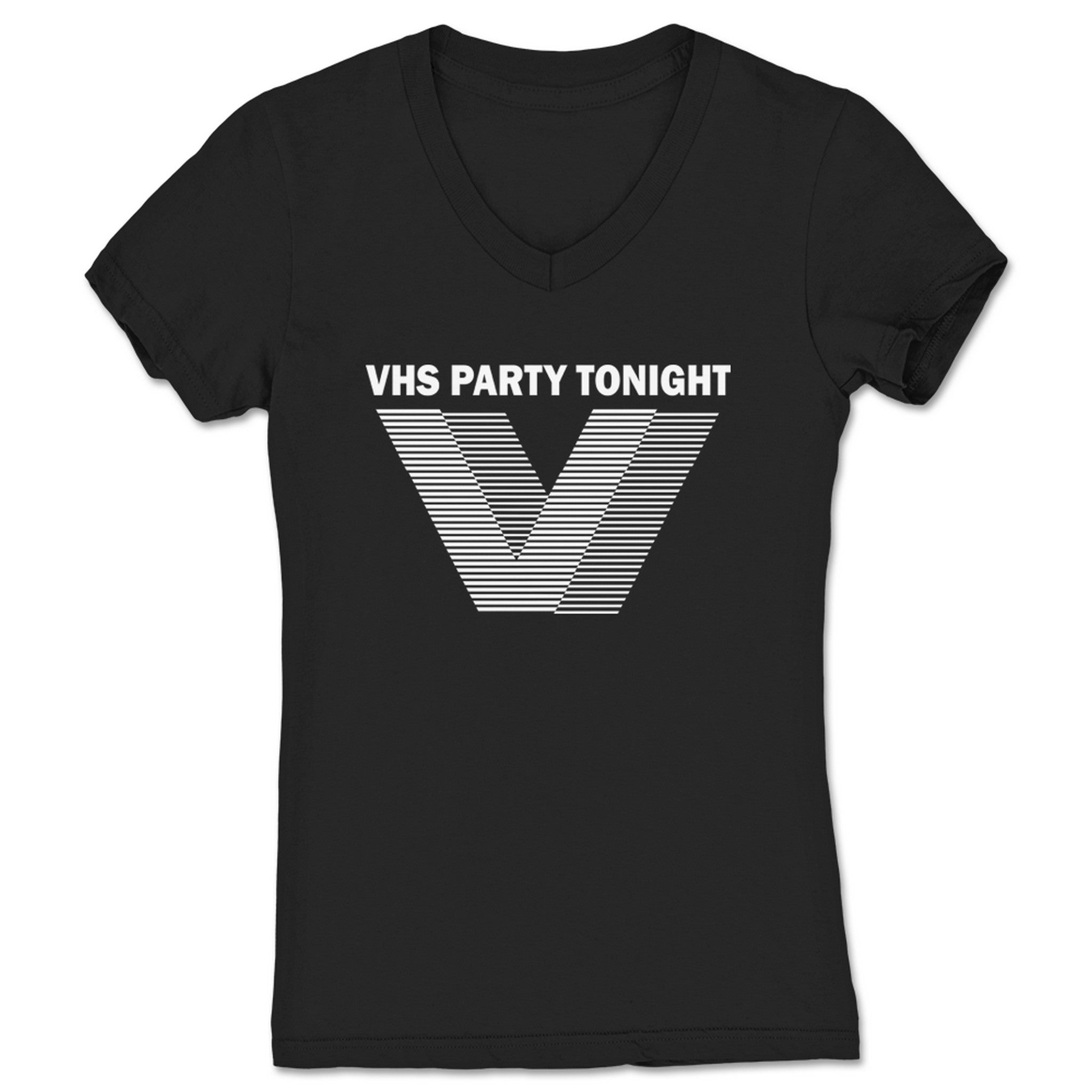 Righteousjesse Vestron Party Women's V-Neck Black