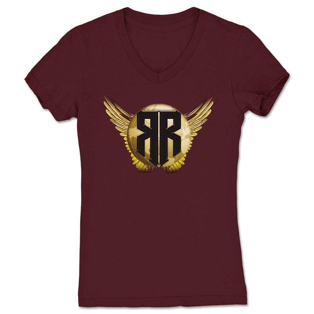 Ringside Rant Ringside Rant Women's V-Neck Maroon