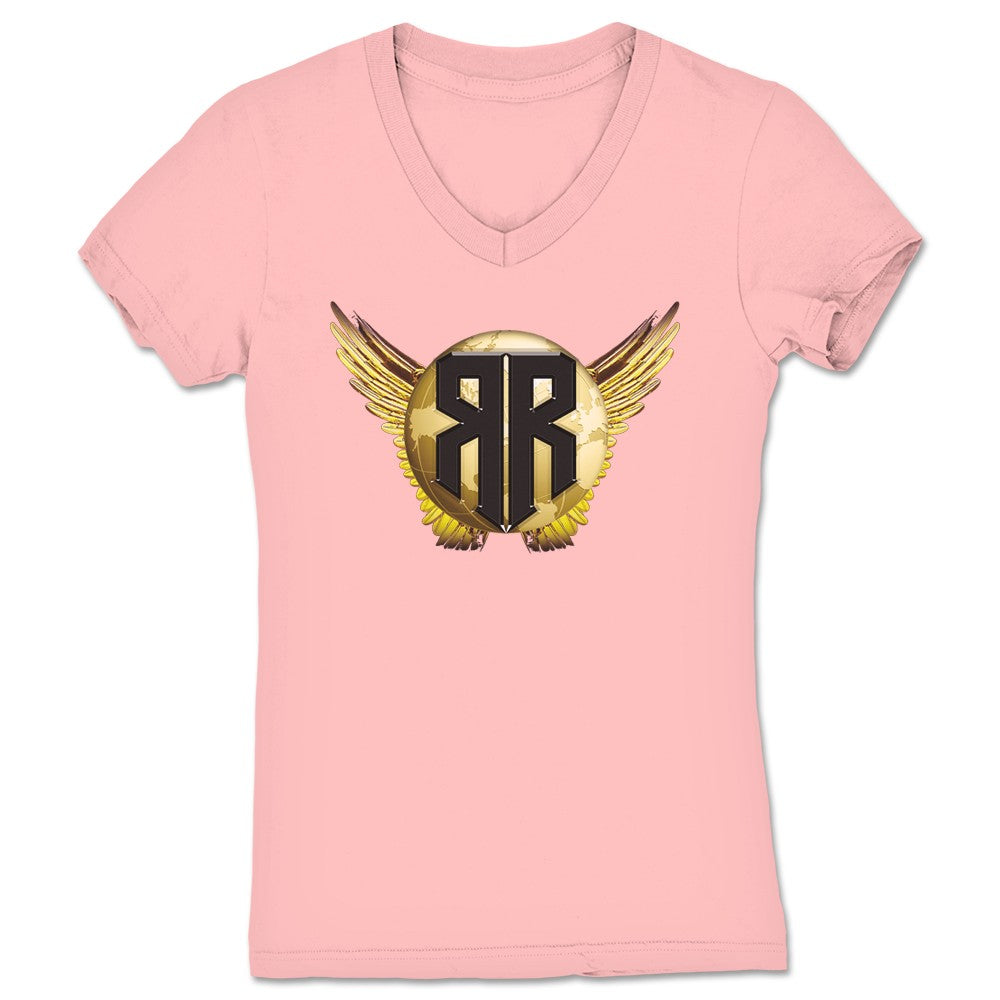 Ringside Rant Ringside Rant Women's V-Neck Pink