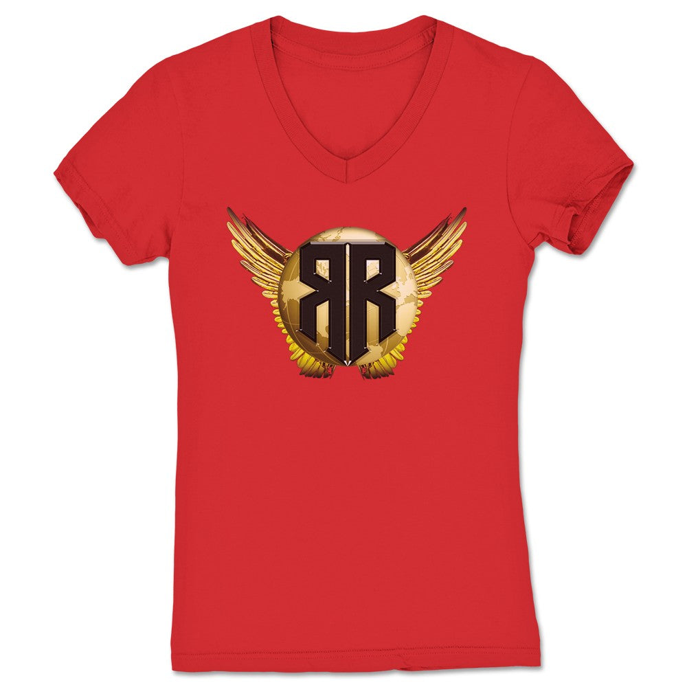 Ringside Rant Ringside Rant Women's V-Neck Red