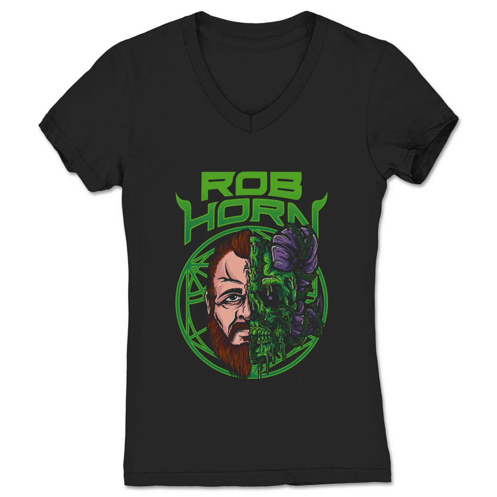 Rob Horn The Lich Women's V-Neck Black