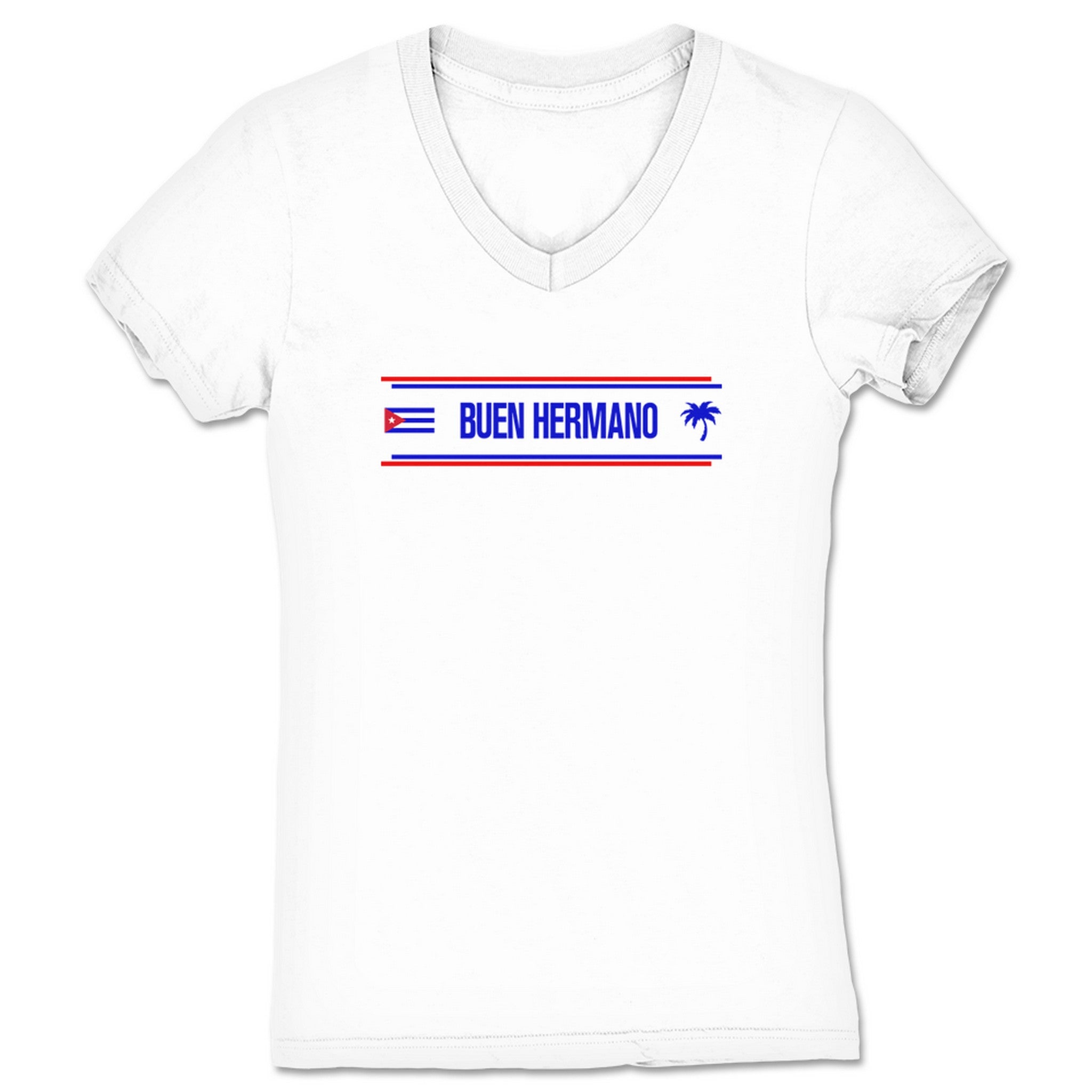 Santeria Cortez Good Brother Women's V-Neck White