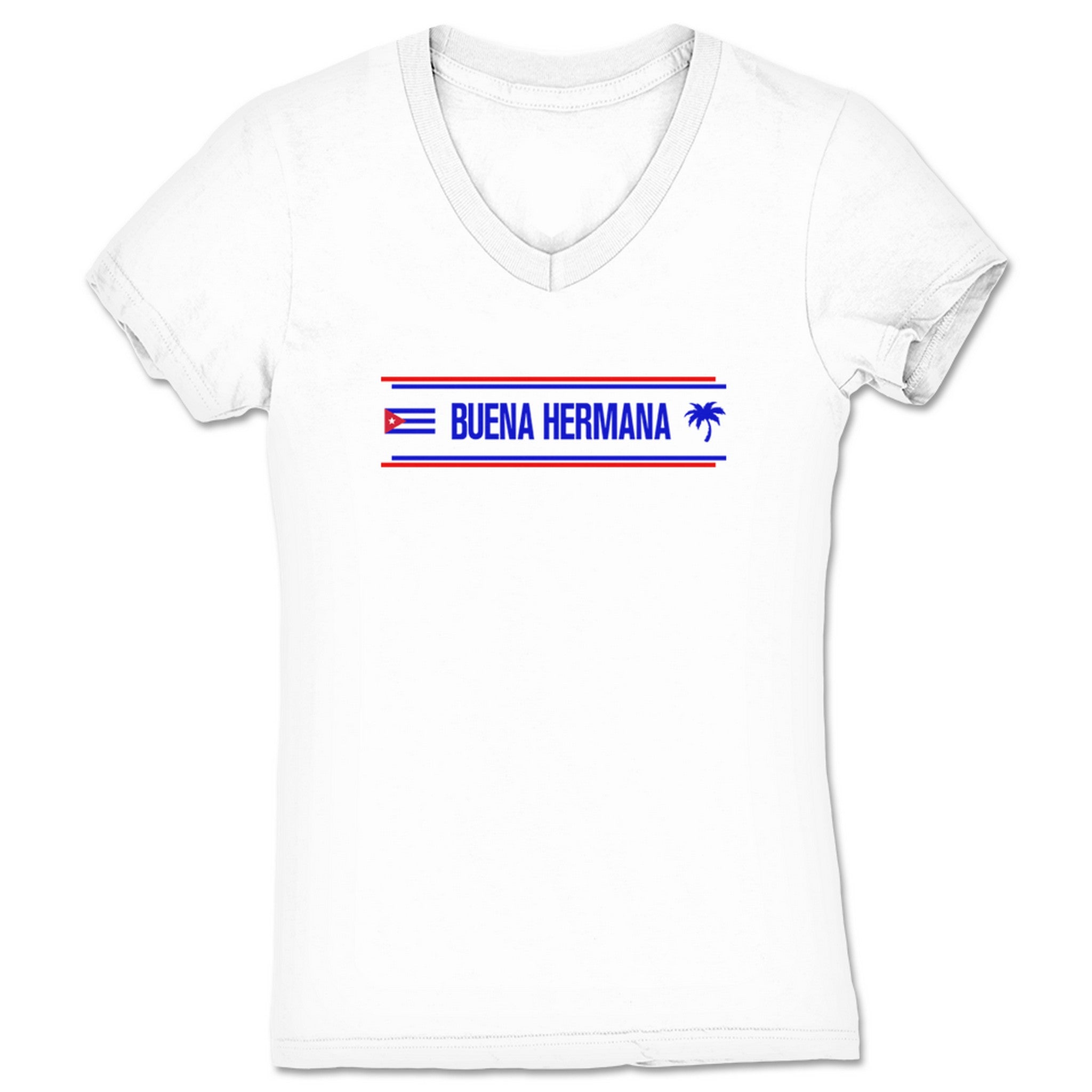 Santeria Cortez Good Sister Women's V-Neck White