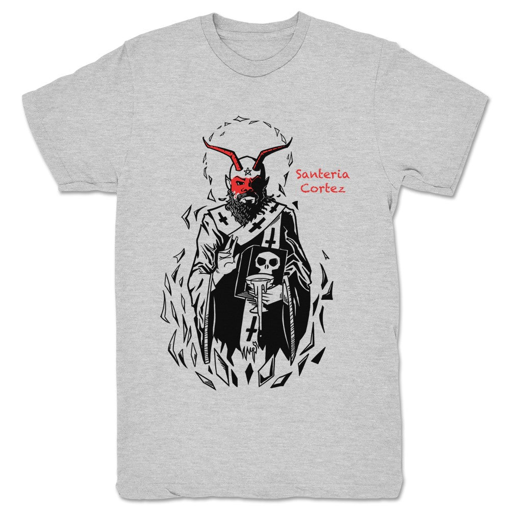 Santeria Cortez Santeria Cortez Portrait Unisex Tee Heather Grey
