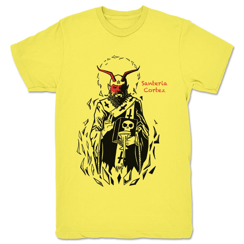 Santeria Cortez Santeria Cortez Portrait Unisex Tee Yellow