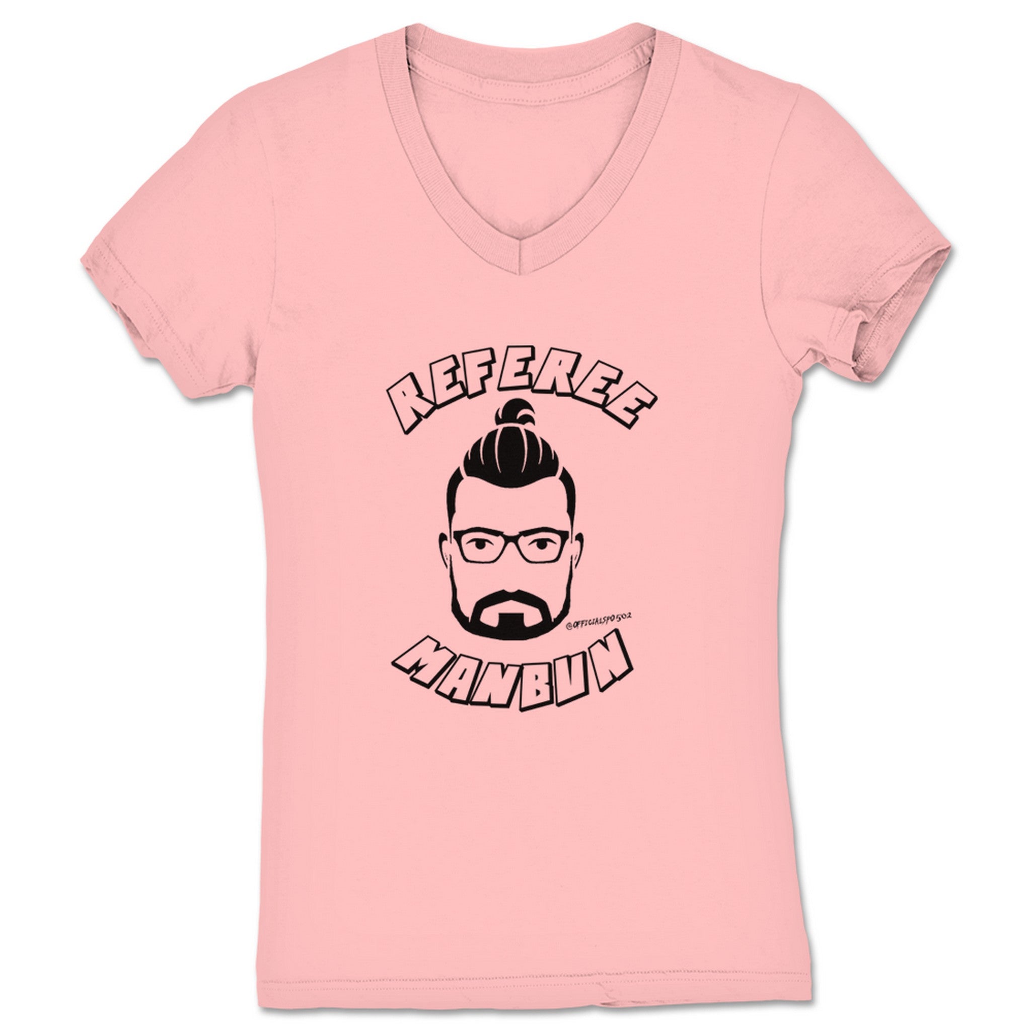 Sean Patrick O'Brien Referee Manbun Women's V-Neck Pink