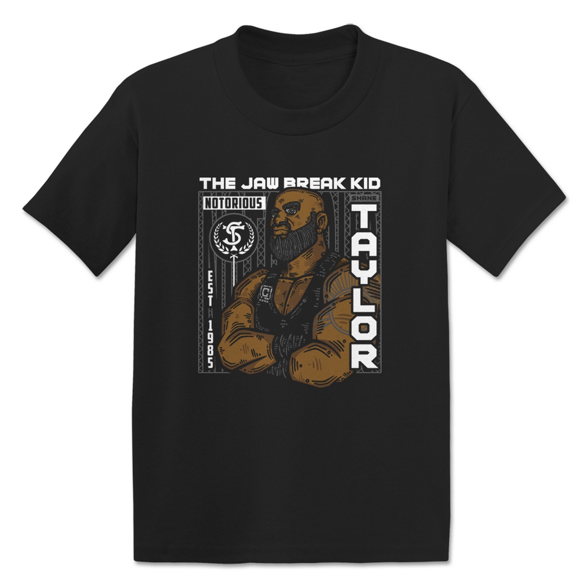 Shane Taylor Promotions Jaw Break Kid 2 Toddler Tee Black