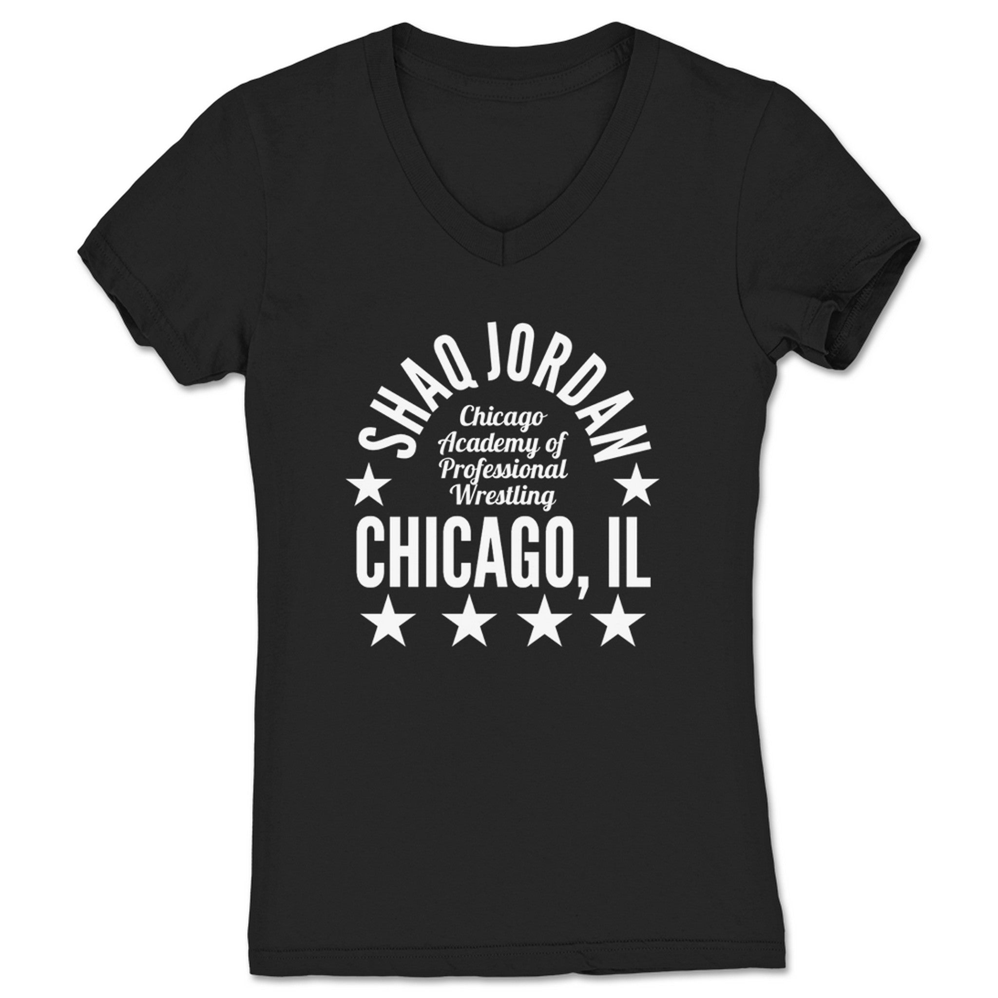 Shaq Jordan CAPW Women's V-Neck Black
