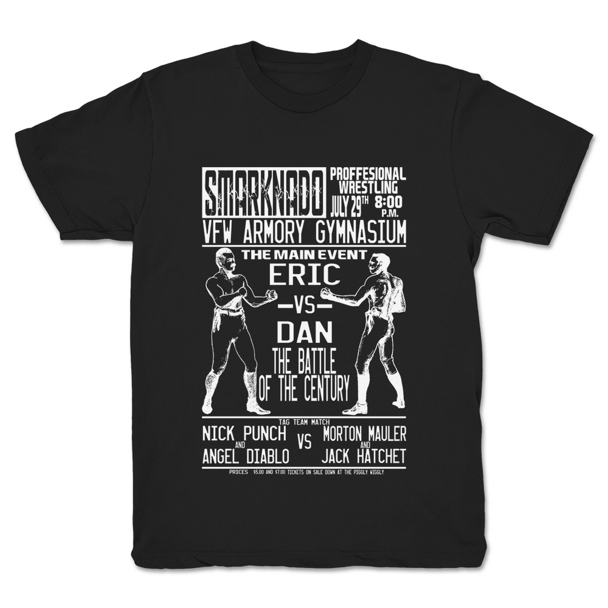 Smarknado Old School Youth Tee Black