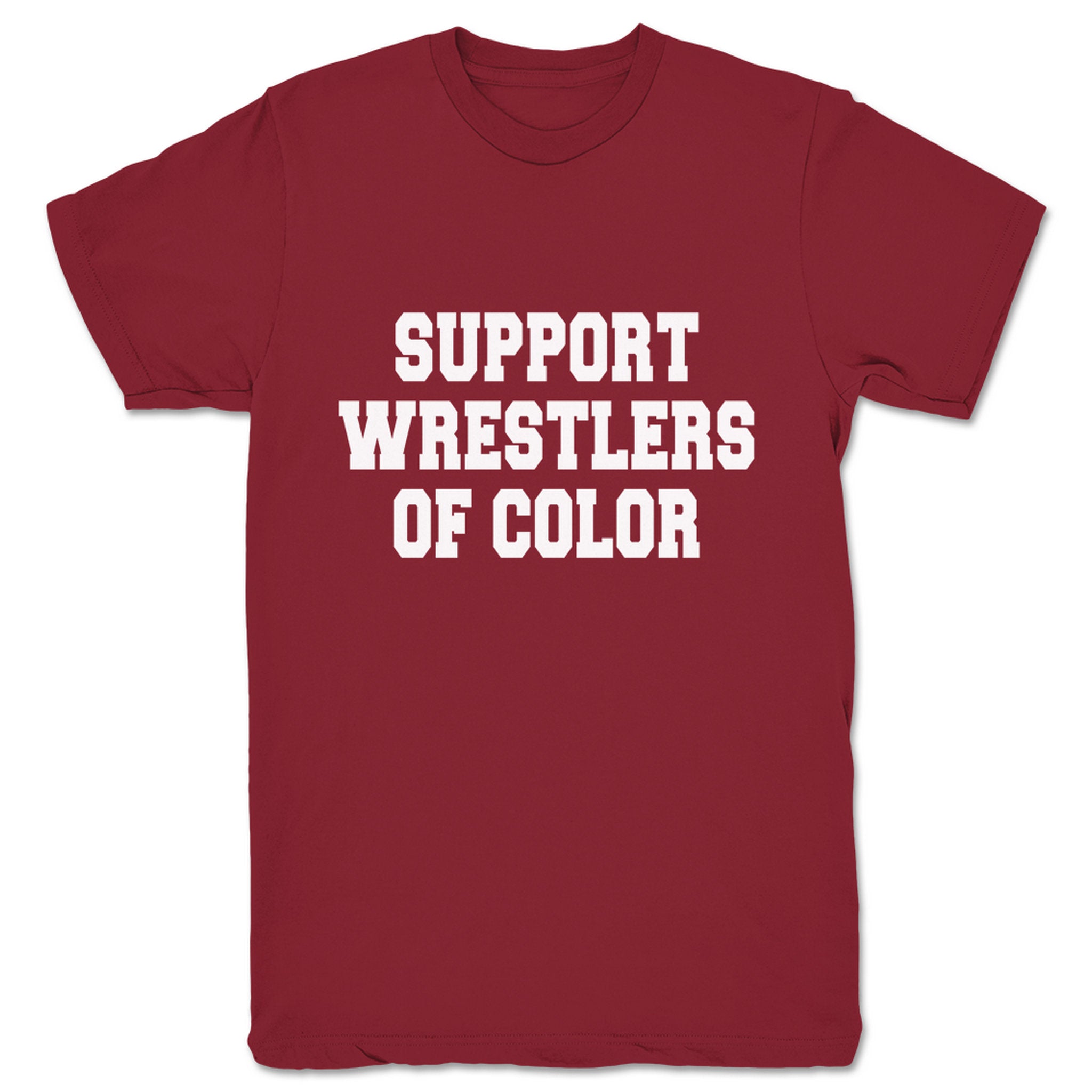 Superkick Foundation Support Wrestlers of Color Unisex Tee Cardinal