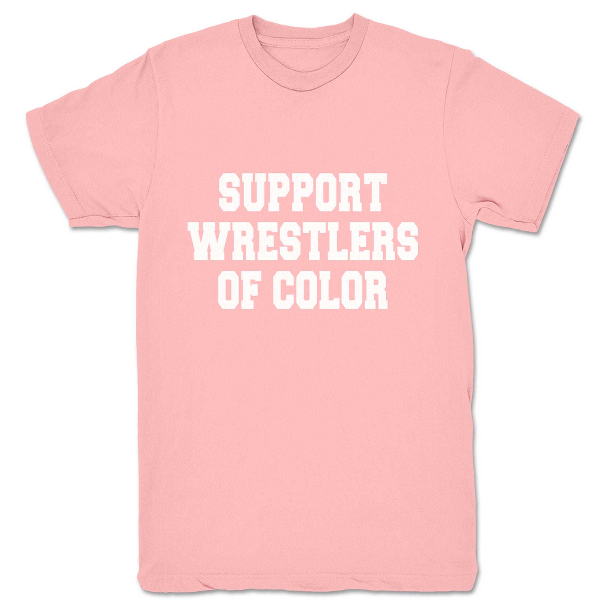 Superkick Foundation Support Wrestlers of Color Unisex Tee Pink