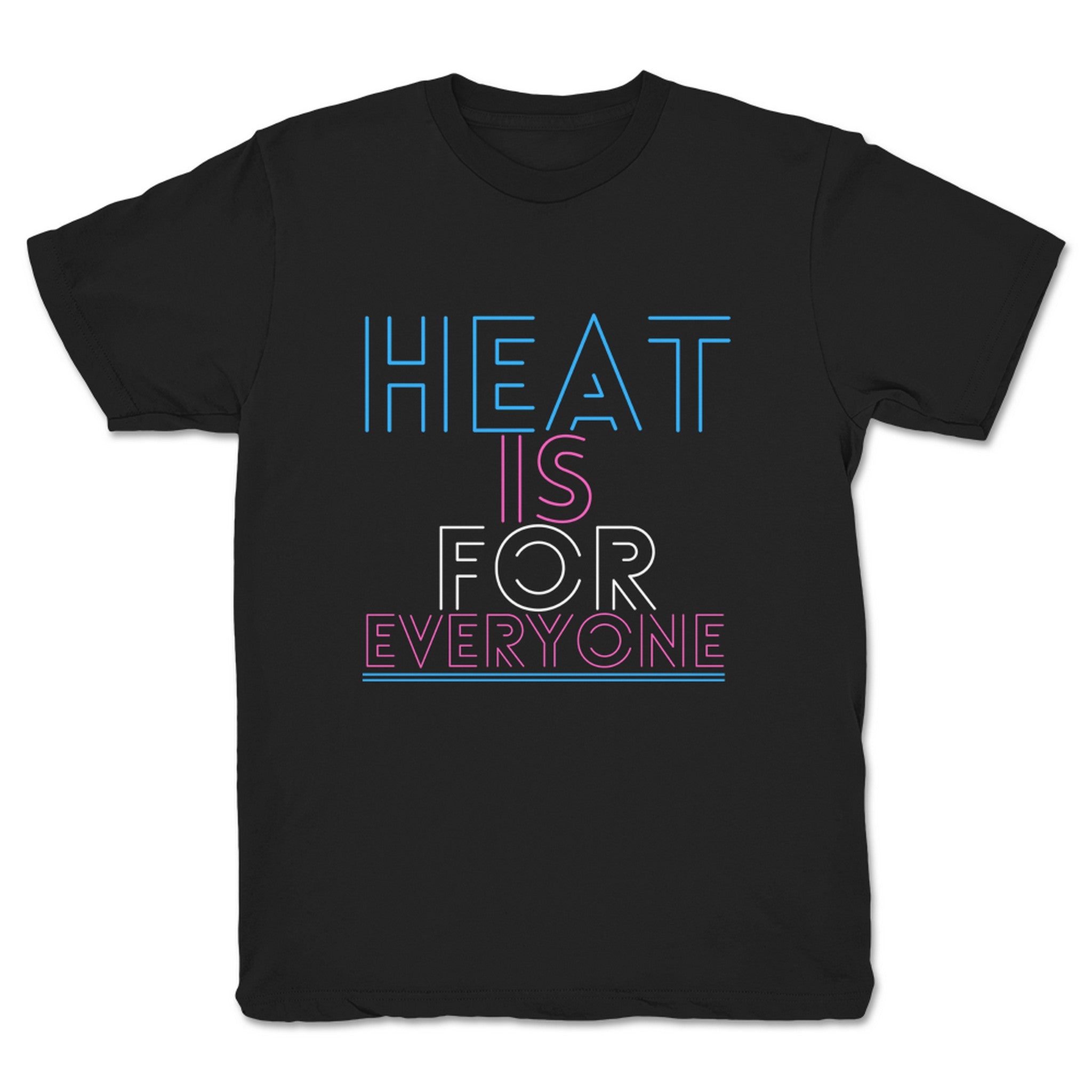 TY Fan Account HEAT Is for Everyone! Youth Tee Black