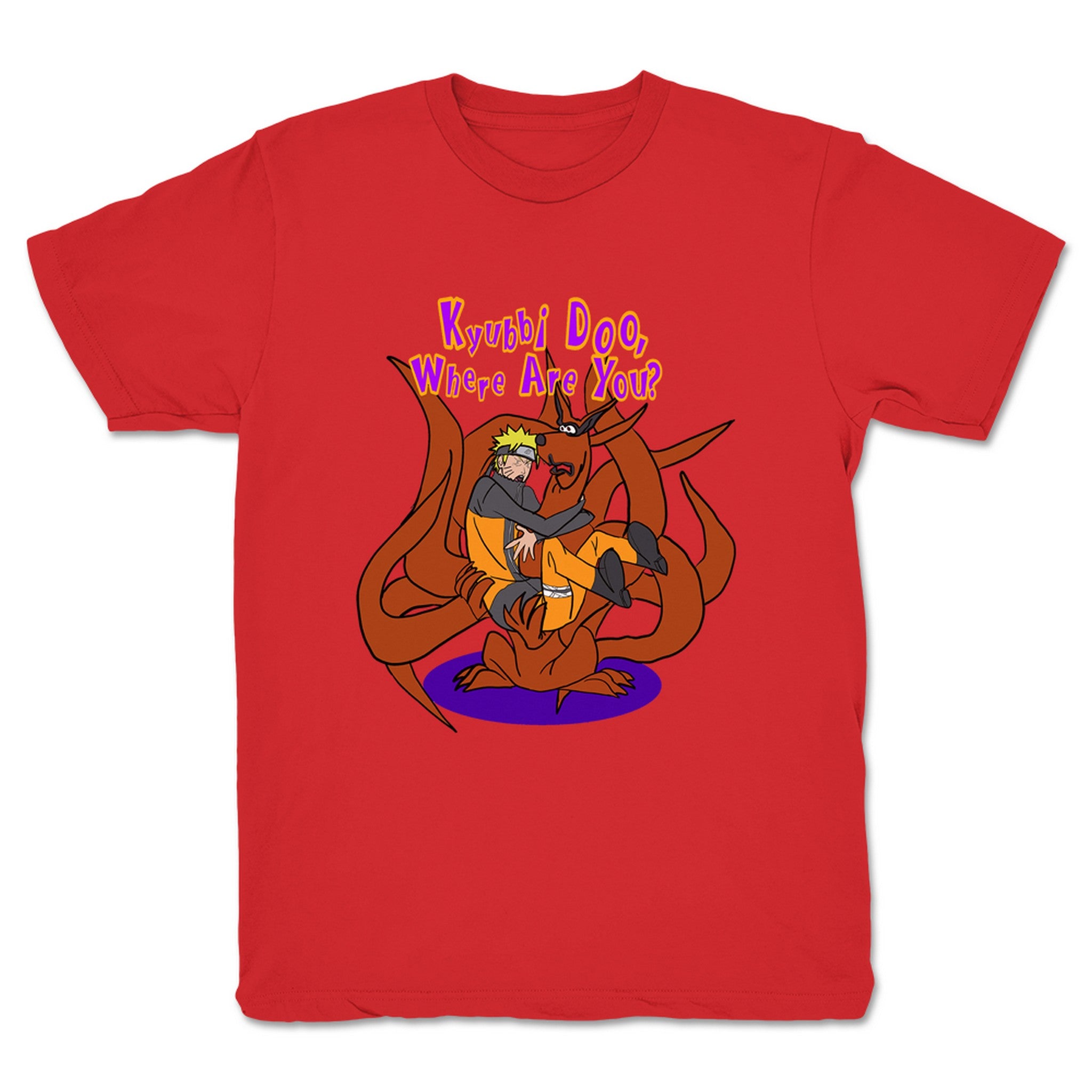 Talking Naruto Podcast Kyubbi Dooby Doo! Youth Tee Red