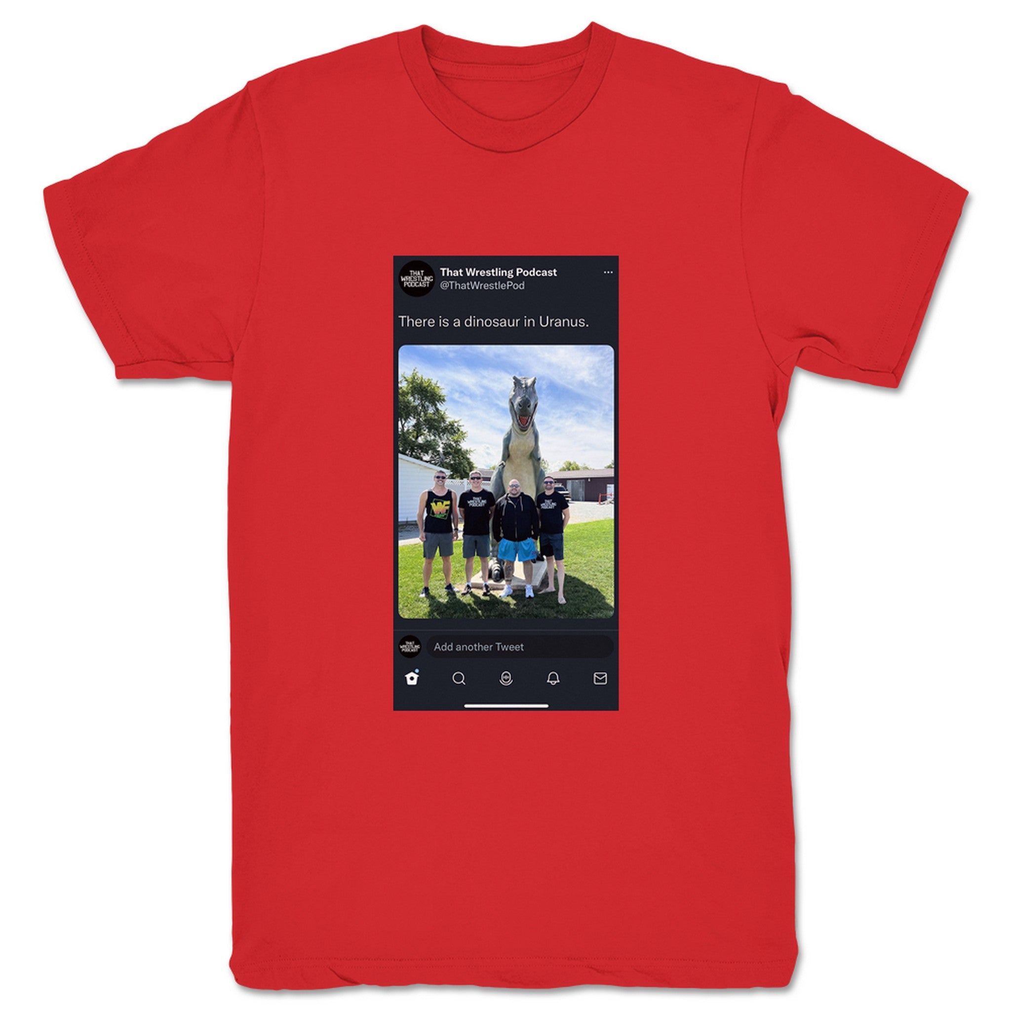 That Wrestling Podcast Tweet Unisex Tee Red