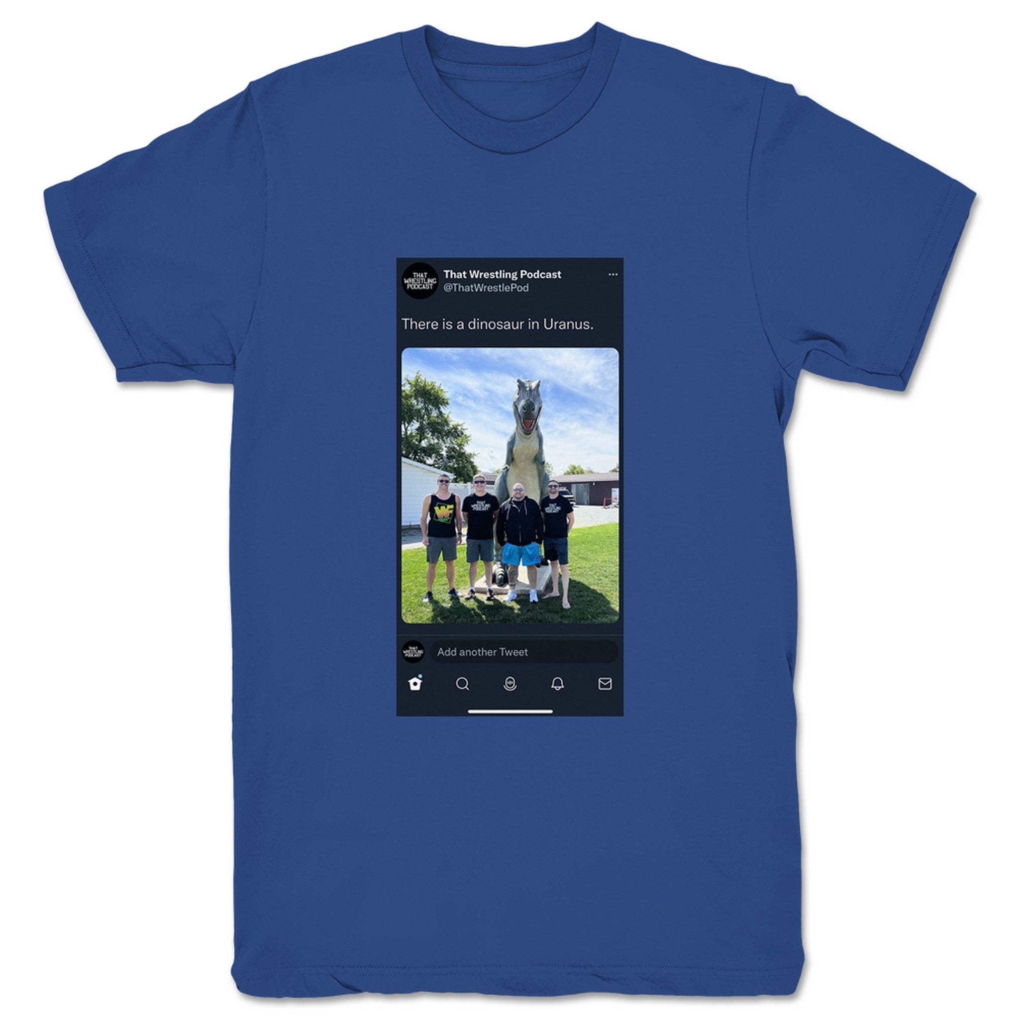 That Wrestling Podcast Tweet Unisex Tee Royal Blue