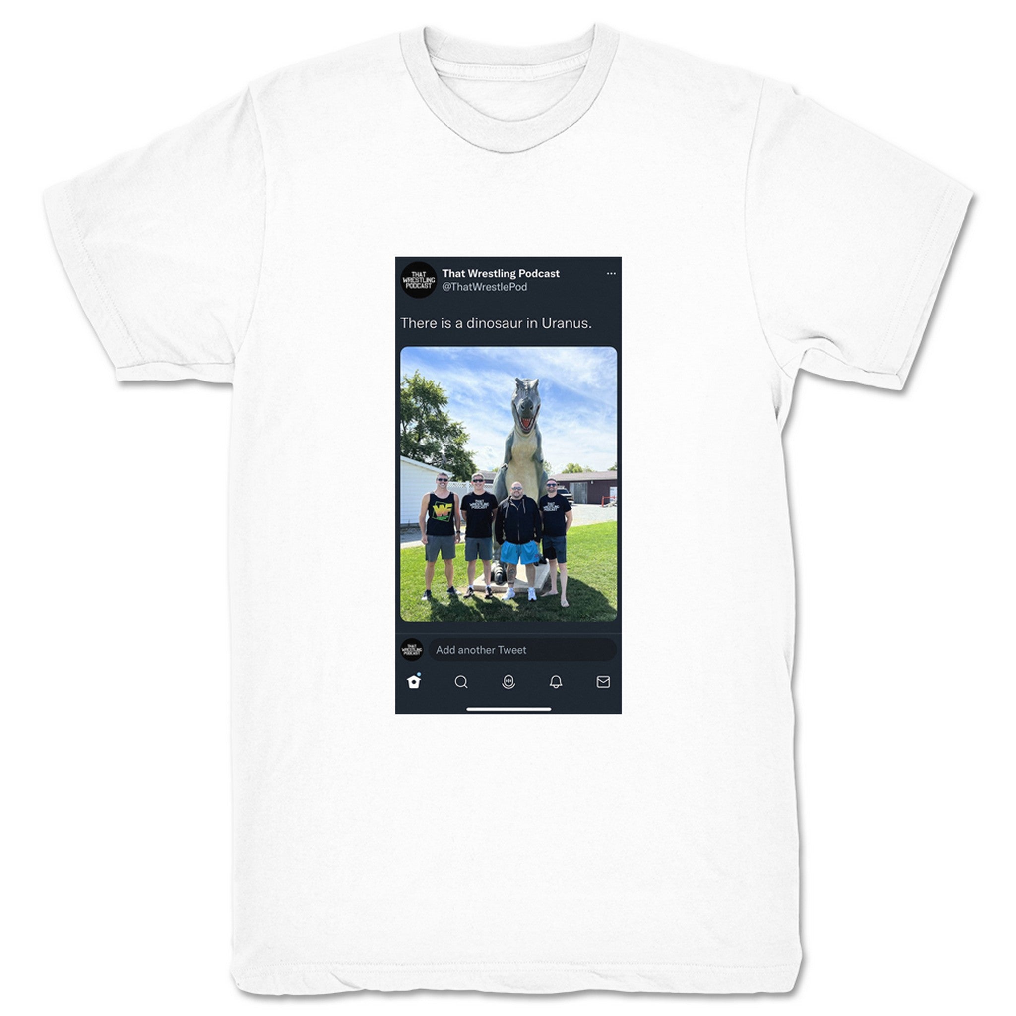 That Wrestling Podcast Tweet Unisex Tee White