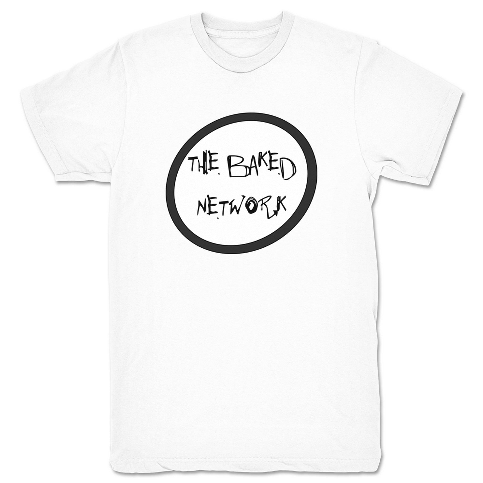 The Baked Network The Baked Network Logo Unisex Tee White