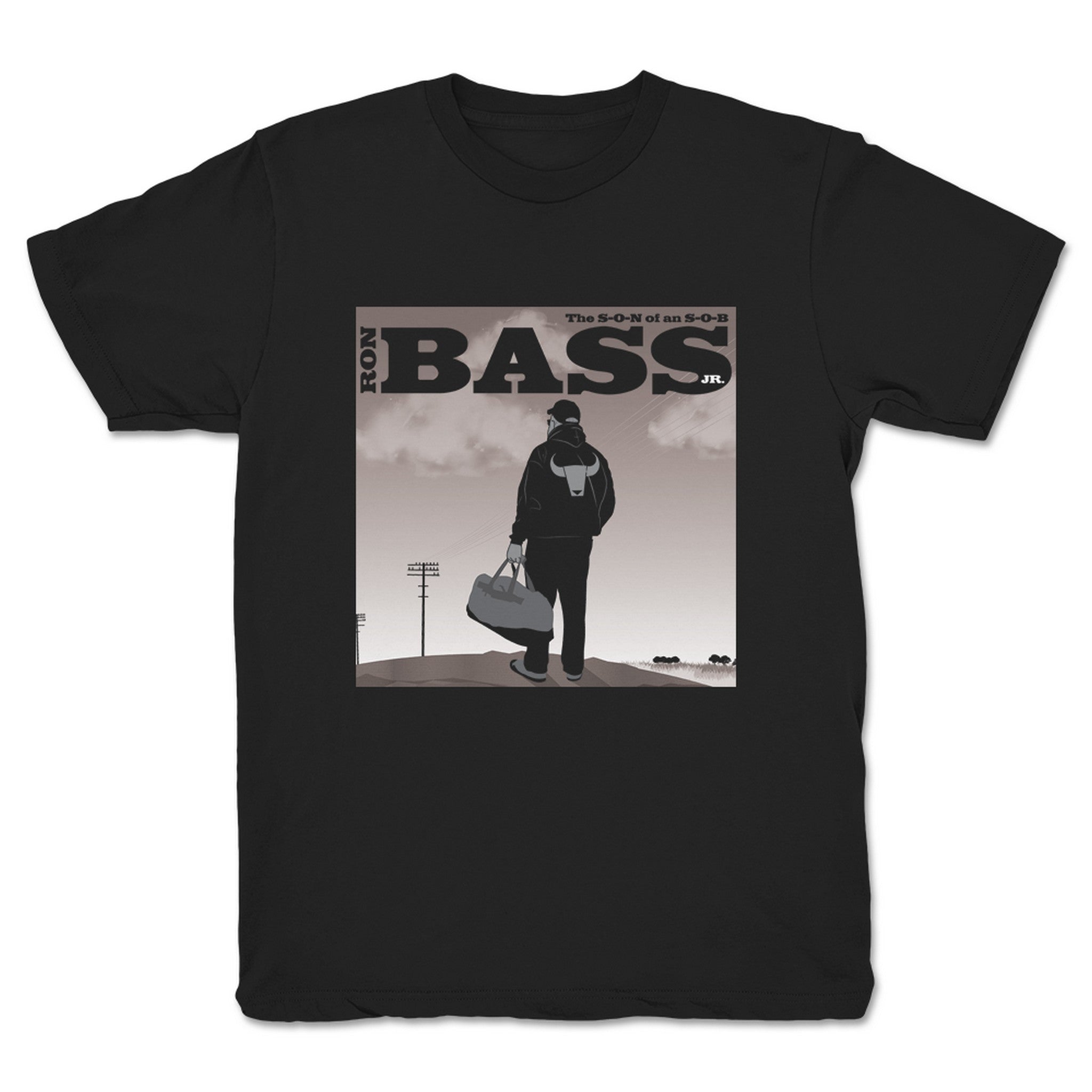The Bald Monkeys The Legend of Ron Bass Jr Youth Tee Black
