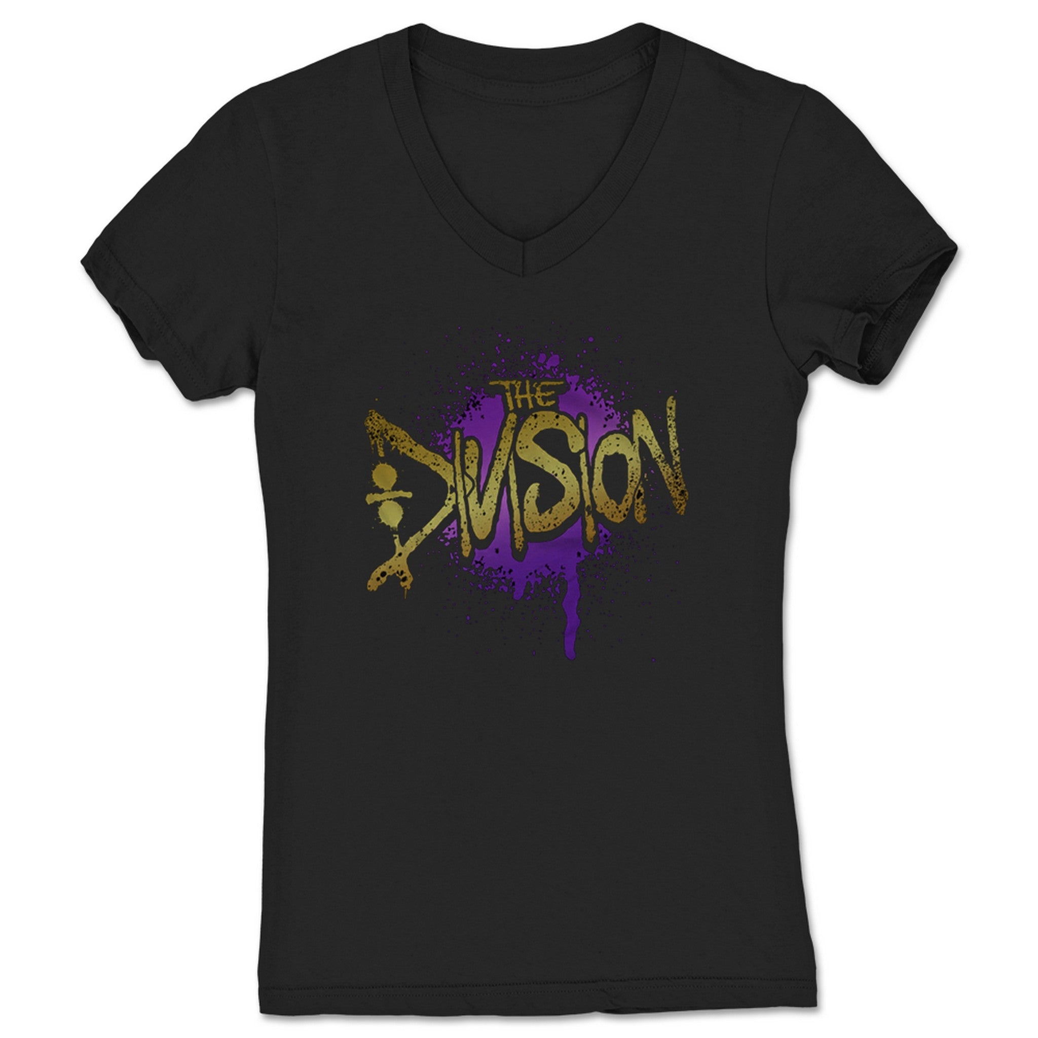 The Division LLC C H A N G E Women's V-Neck Black