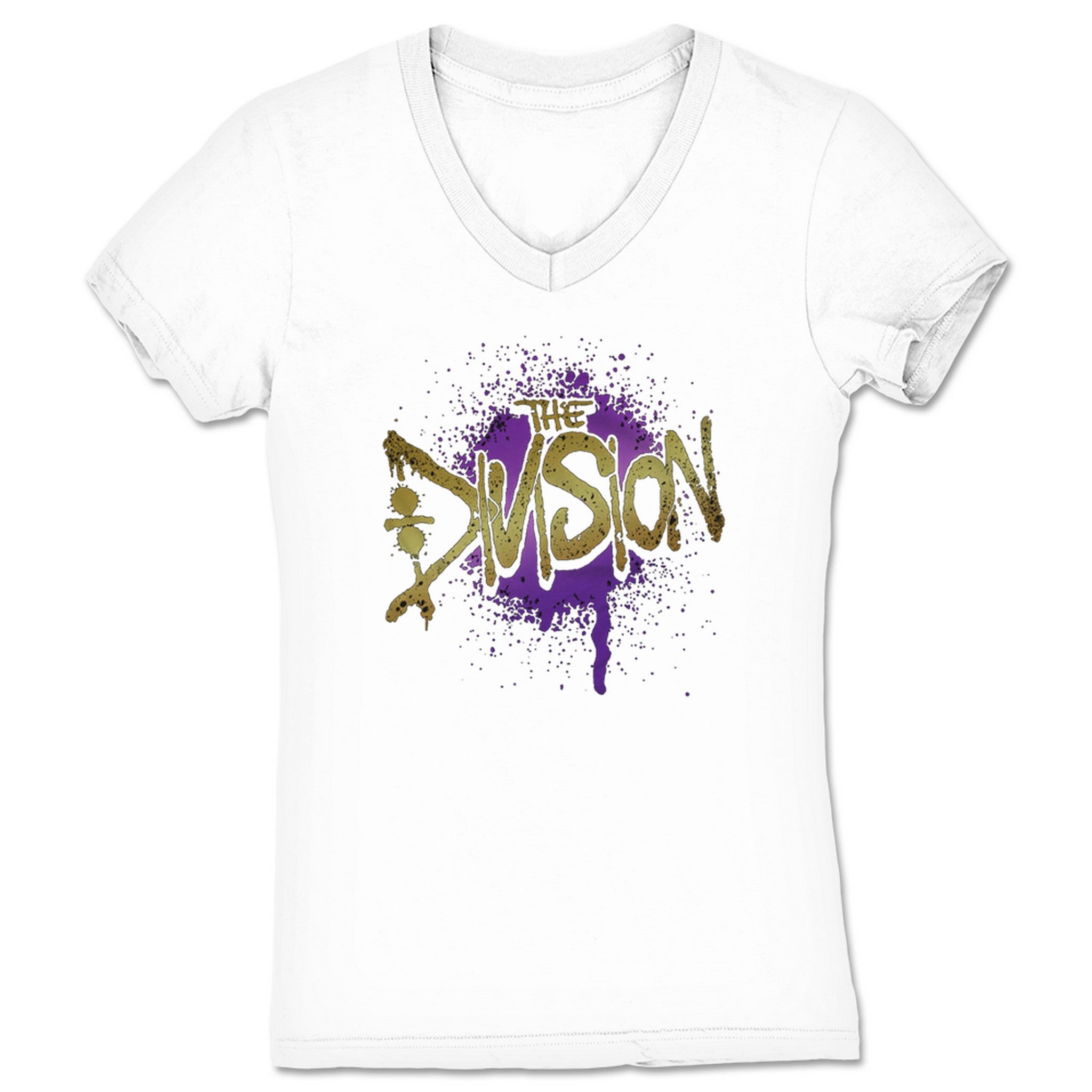The Division LLC C H A N G E Women's V-Neck White