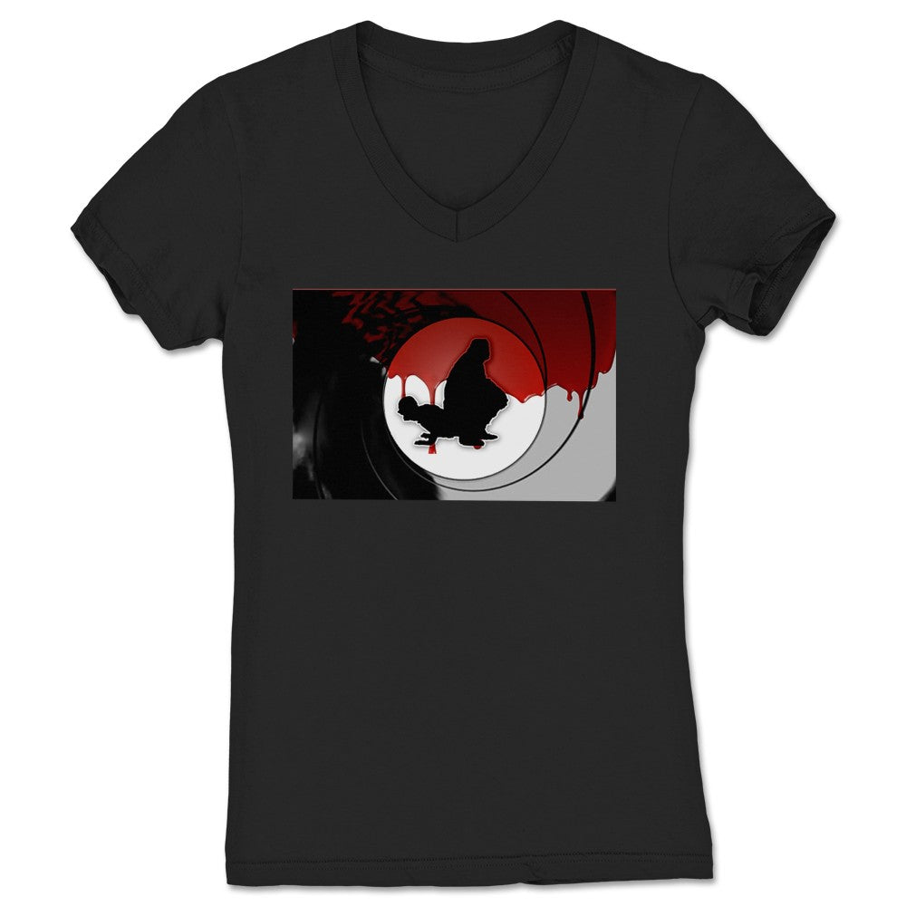 The Fresh Mint Sharpshooter Women's V-Neck Black