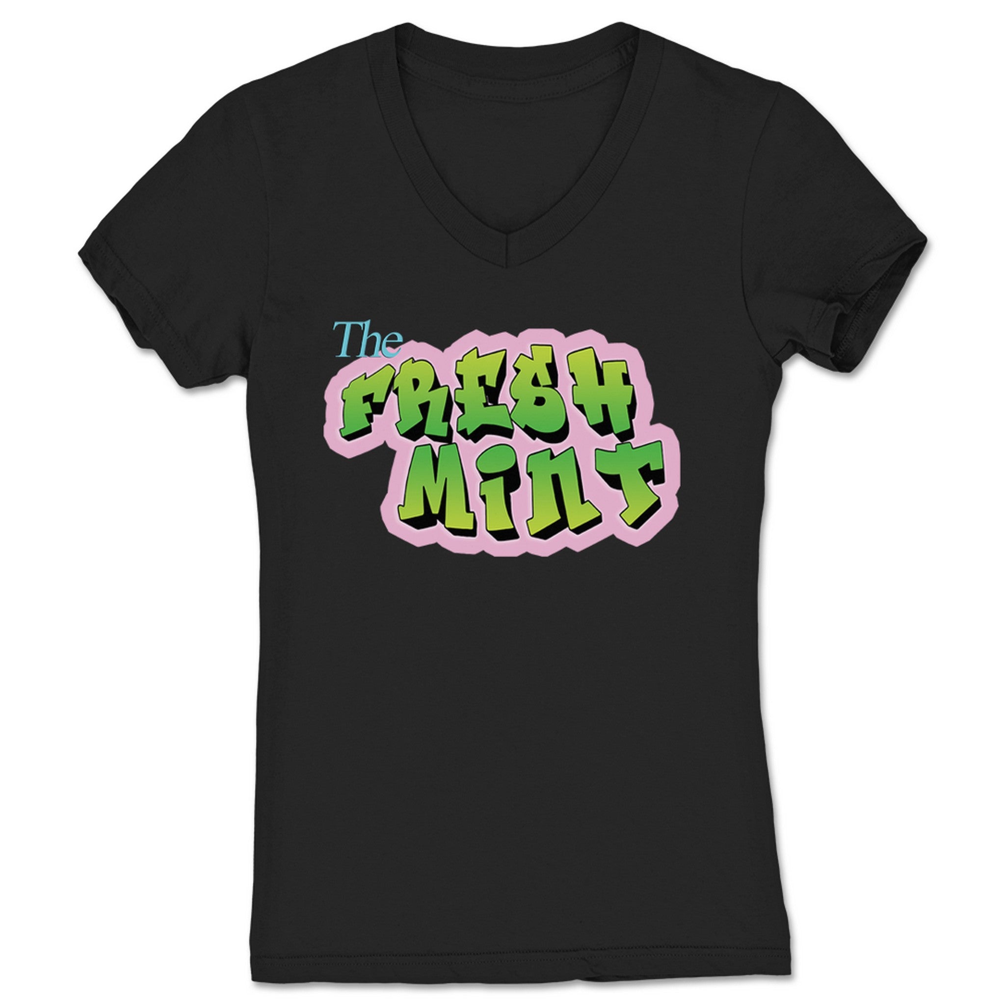 The Fresh Mint The Fresh Mint of Bel-Air Women's V-Neck Black