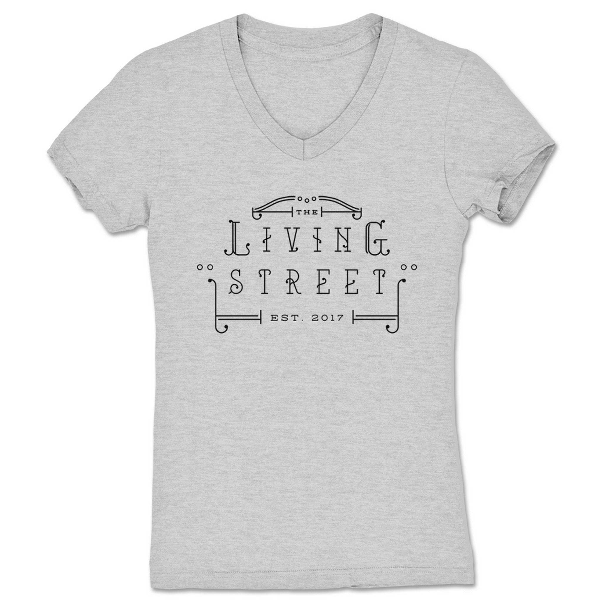The Living Street The OG Women's V-Neck Heather Grey