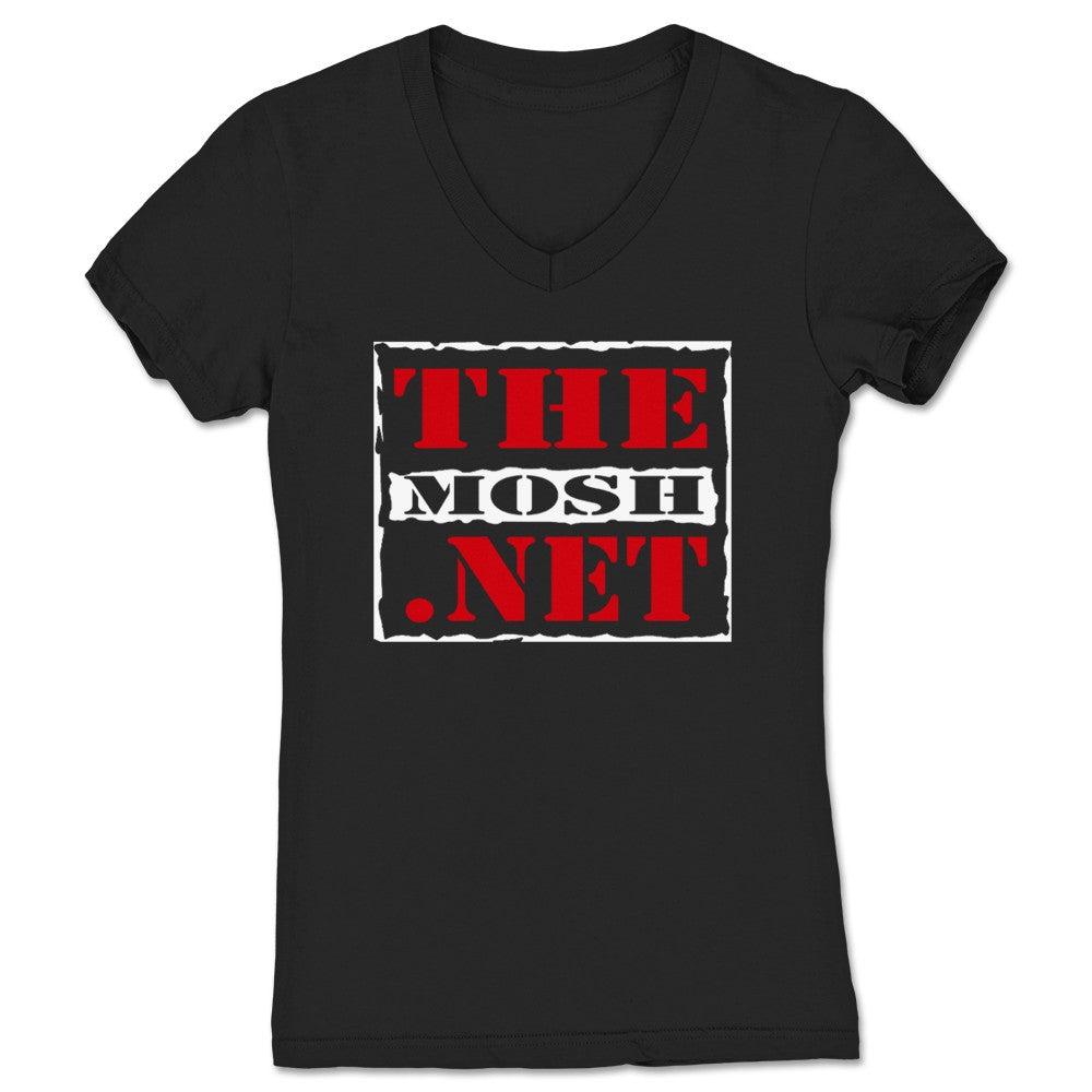 The Mosh Network Mosh Is War Women's V-Neck Black