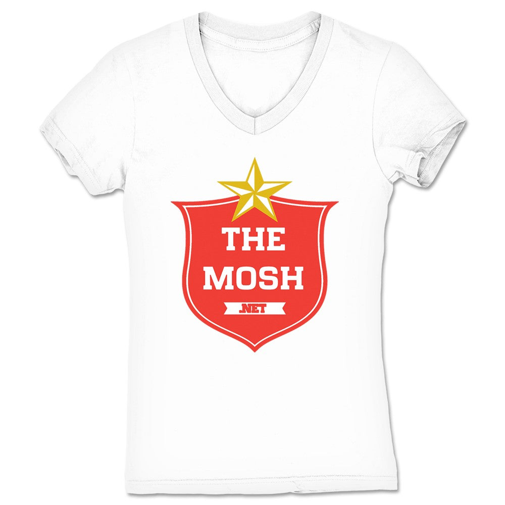 The Mosh Network Mosh Lone Star Women's V-Neck White