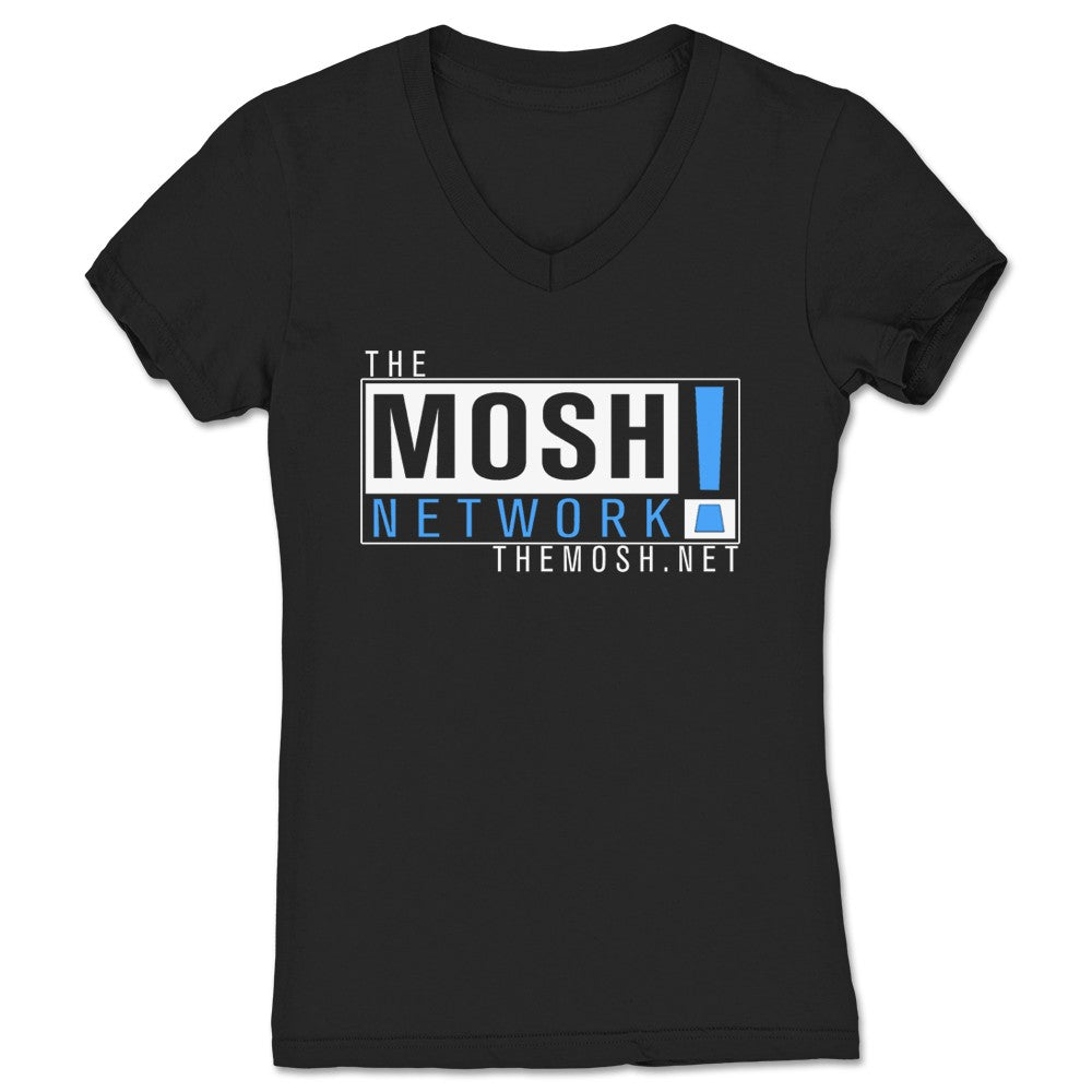 The Mosh Network Mosh SmackDown Women's V-Neck Black