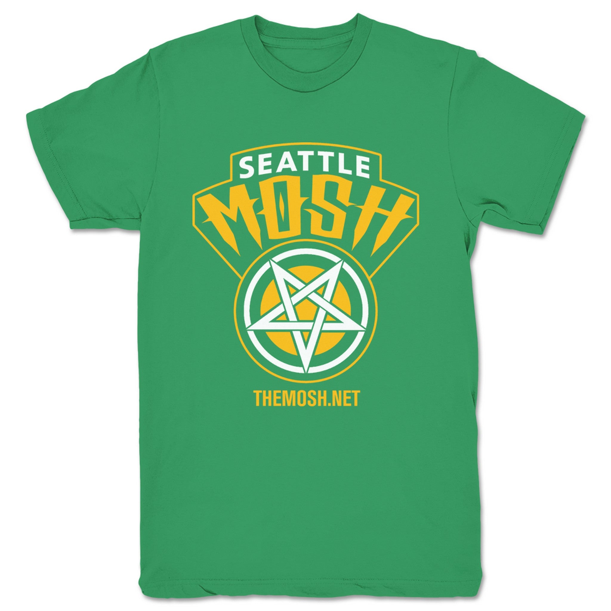 The Mosh Network Seattle Mosh Unisex Tee Kelly Green