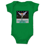 The Notorious Mimi  Infant Onesie Kelly Green