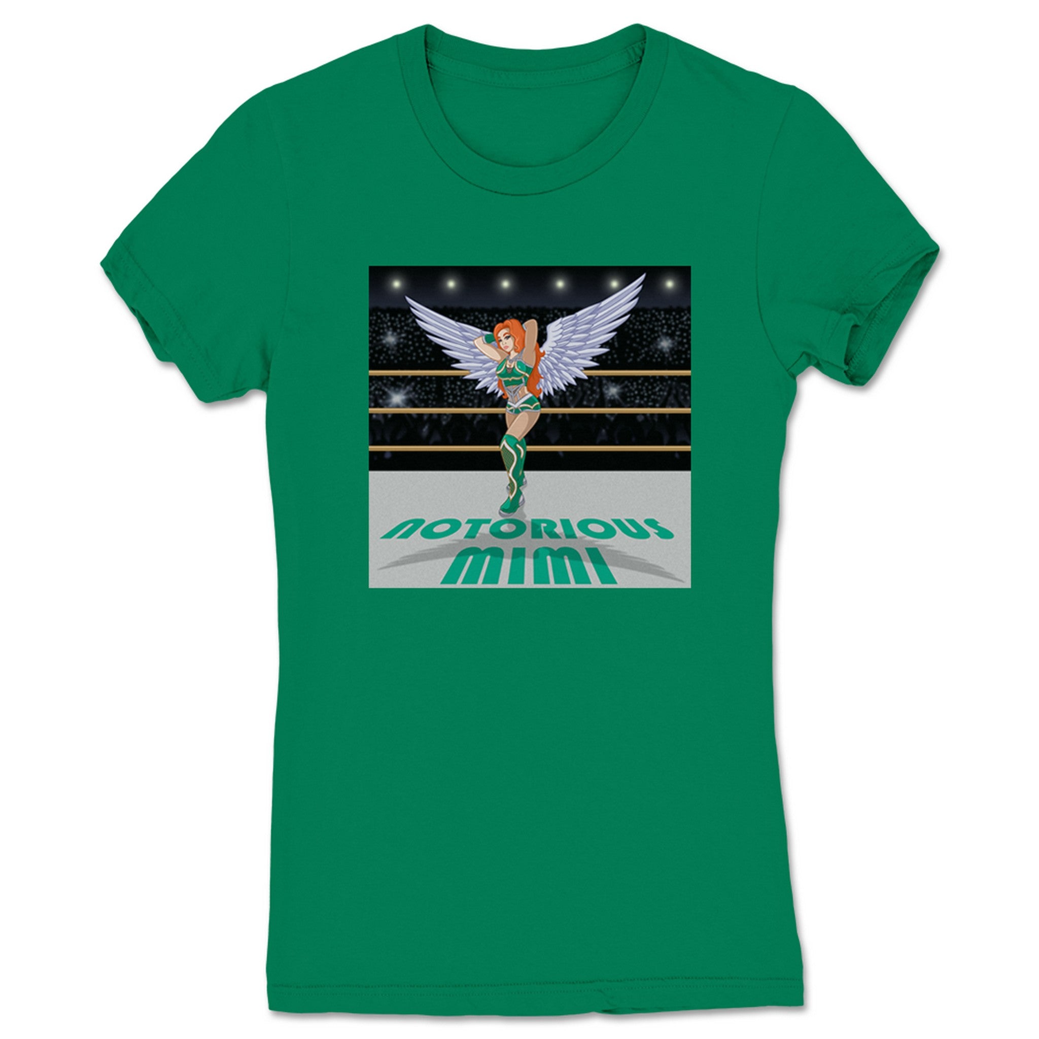The Notorious Mimi Spotlight Women's Tee Kelly Green
