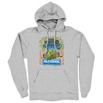 The Reel Drunks  Midweight Pullover Hoodie Heather Grey